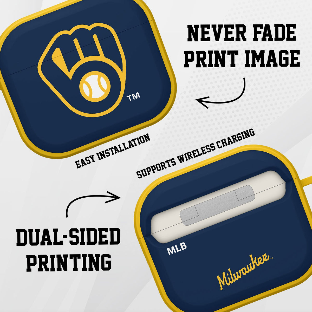 Milwaukee Brewers HDX Apple AirPods Gen 3 Case Cover