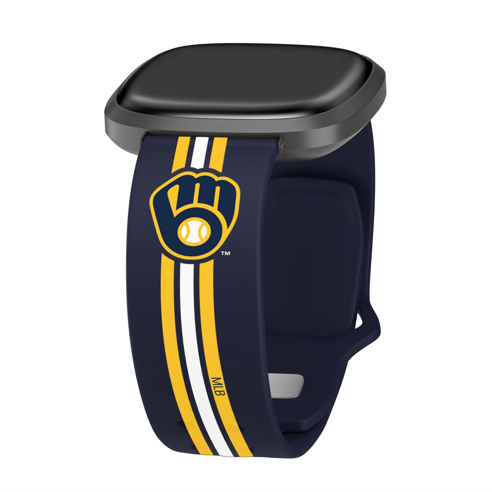 Milwaukee Brewers HD Fitbit Versa 3 and Sense Watch Band