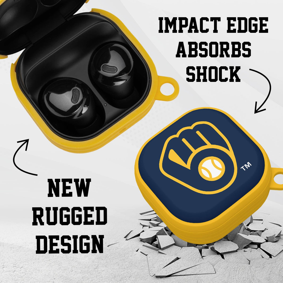 Milwaukee Brewers HDX Samsung Galaxy Buds Pro Case Cover