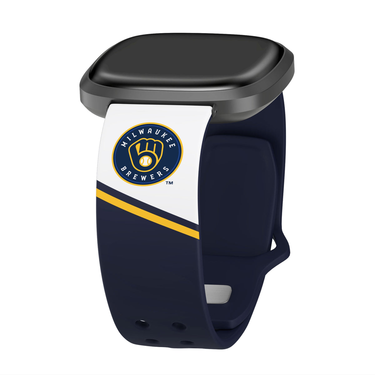 Milwaukee Brewers HD Champion Series Fitbit Versa 3 &amp; Sense Watch Band