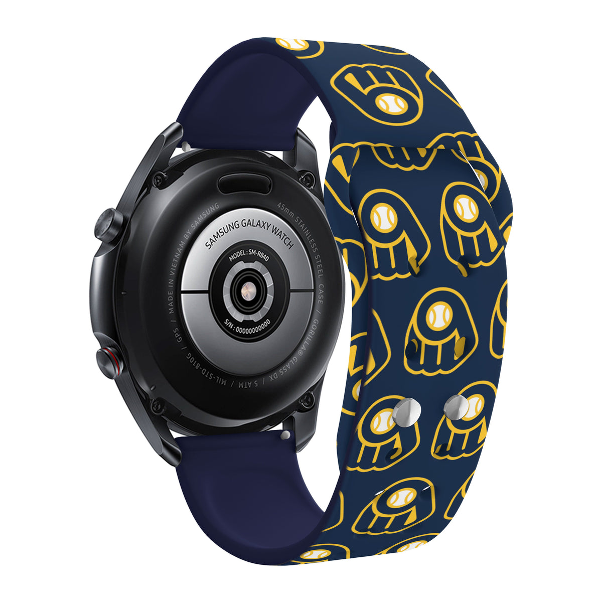 Game Time Milwaukee Brewers HD Watch Band