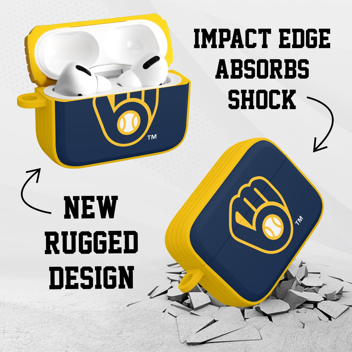 Milwaukee Brewers HDX Apple AirPods Pro Cover