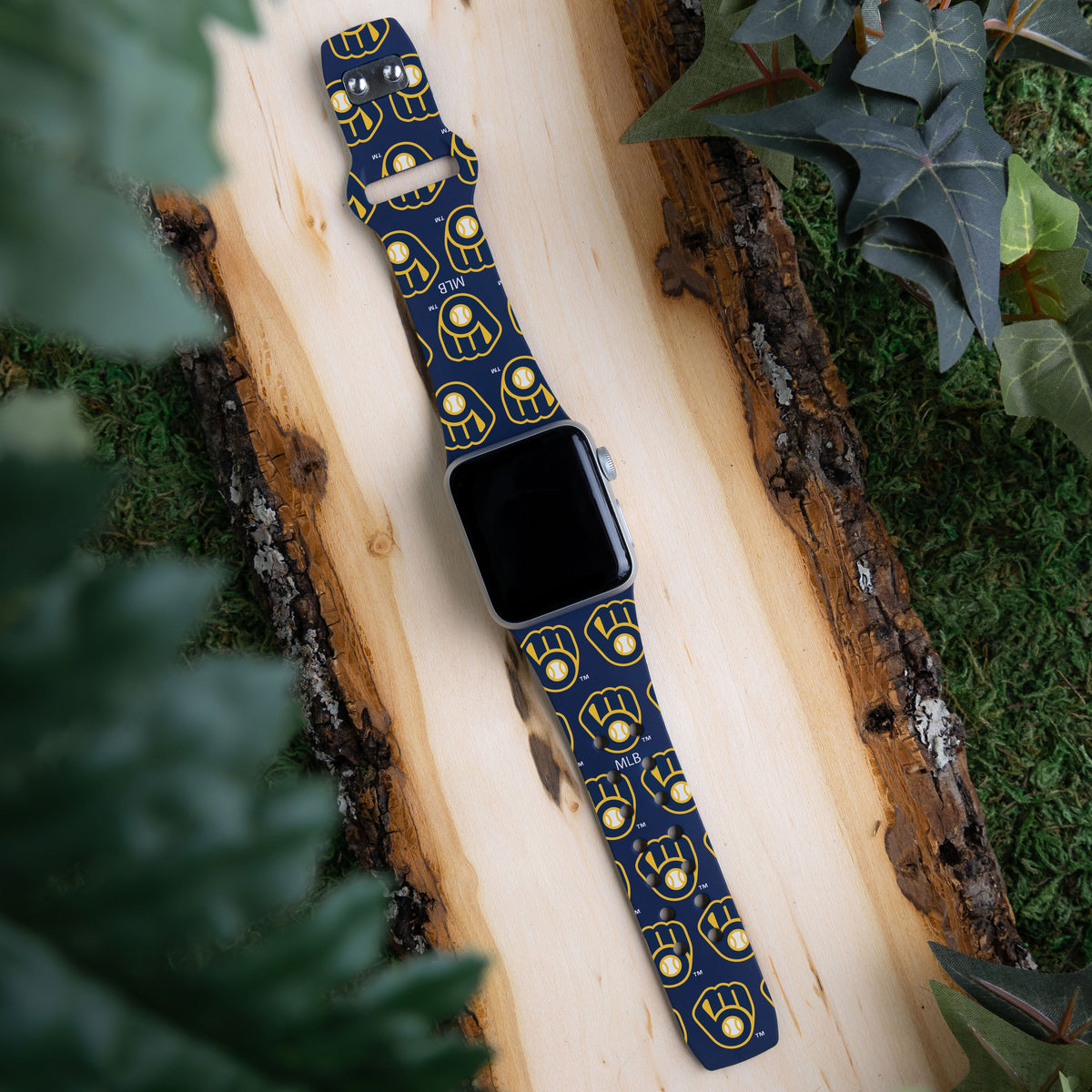 Milwaukee Brewers HD Apple Watch Band