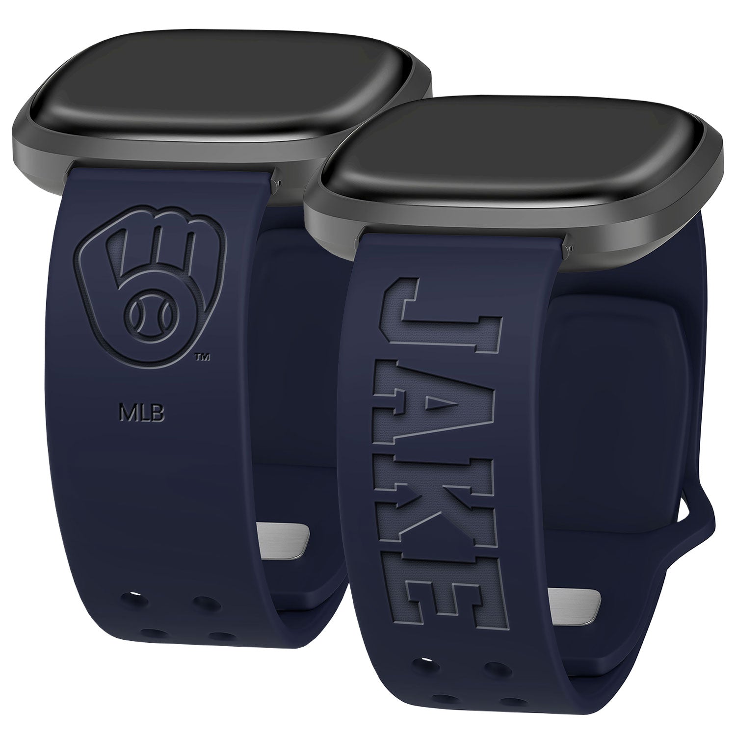 Milwaukee Brewers Custom Engraved Fitbit Versa 3 and Sense Watch Band