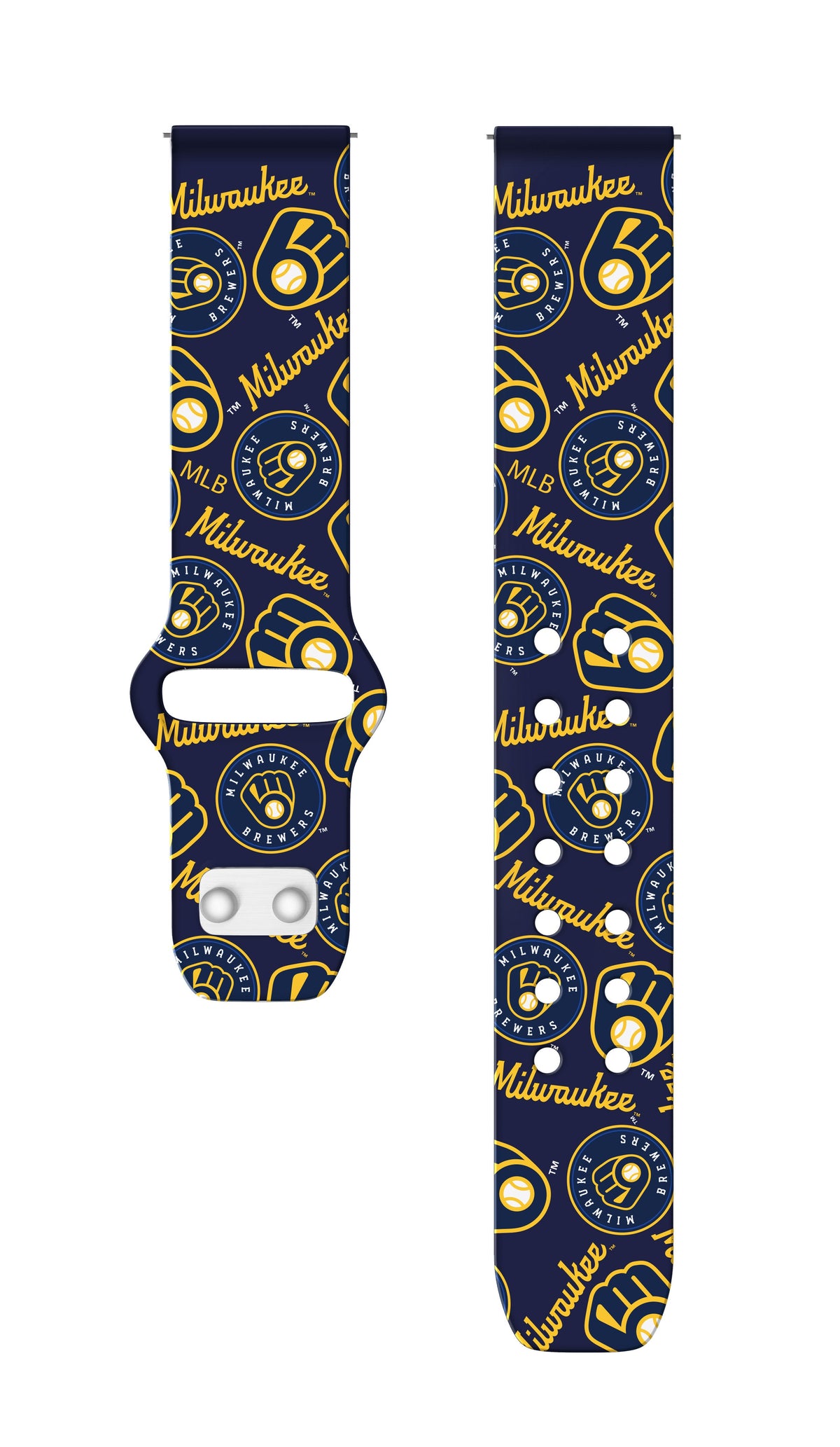 Game Time Milwaukee Brewers HD Watch Band