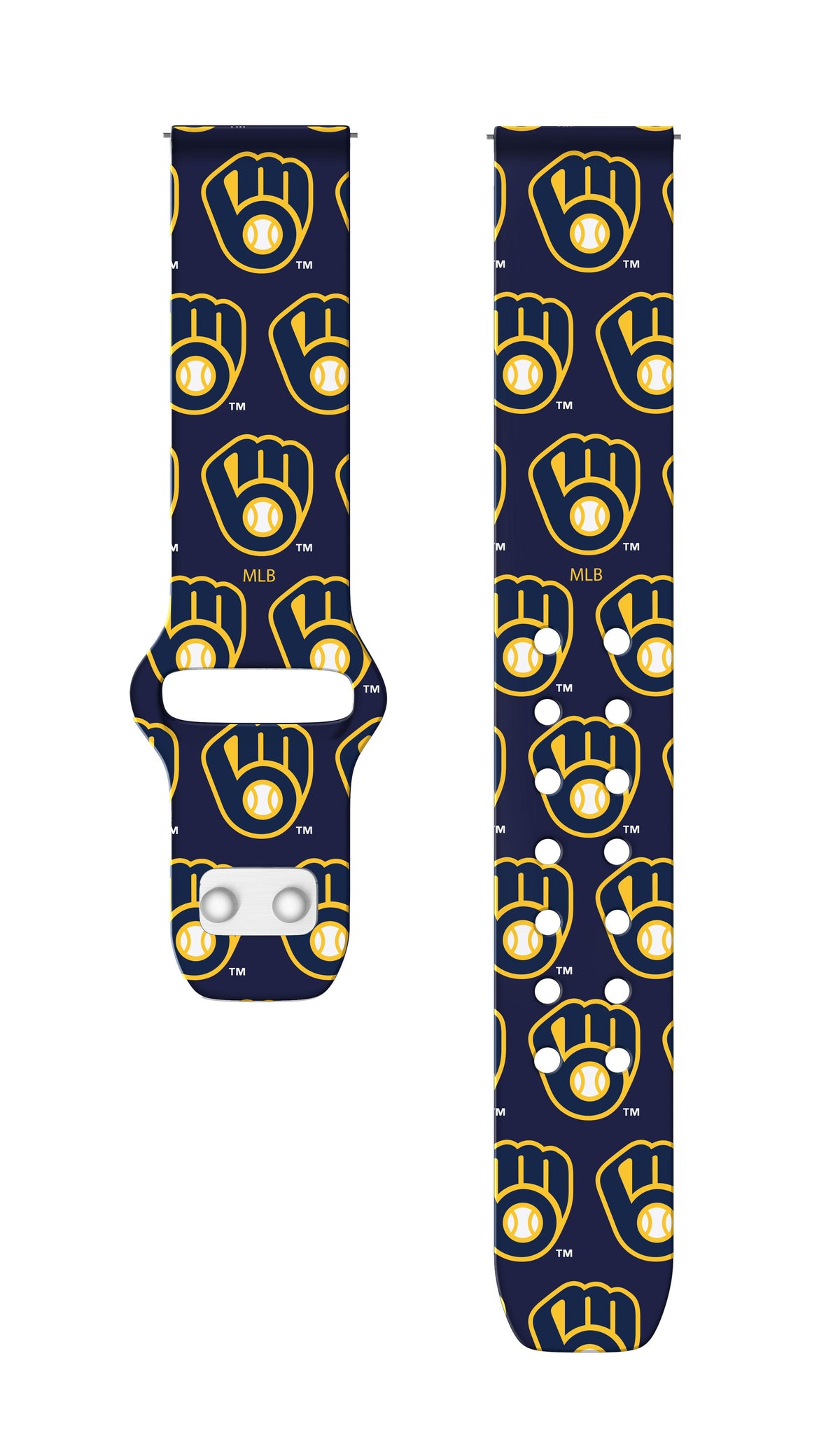 Game Time Milwaukee Brewers HD Watch Band