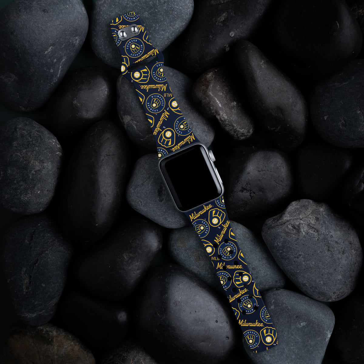 Milwaukee Brewers HD Apple Watch Band