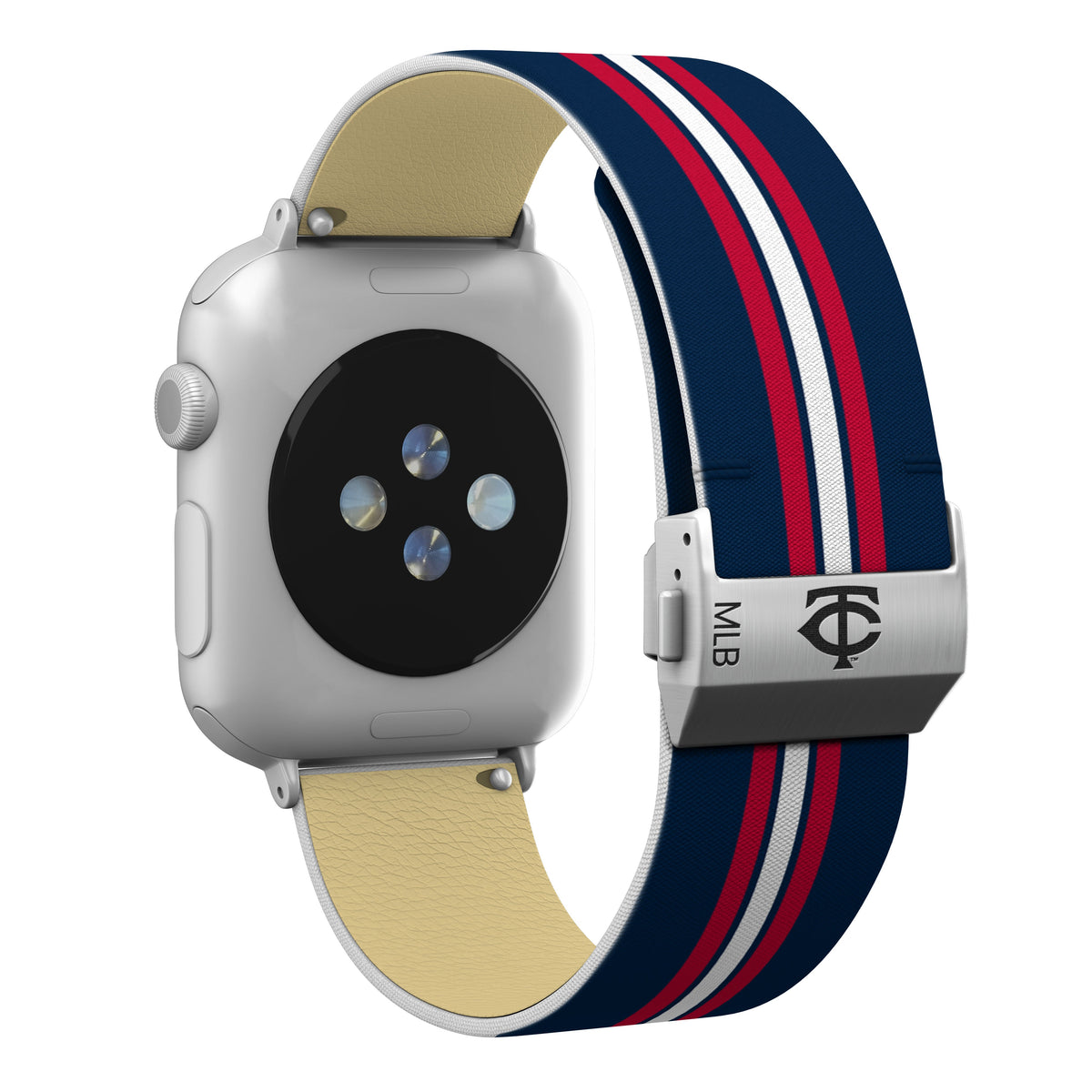 Minnesota Twins Full Print Watch Band With Engraved Buckle - Game Time