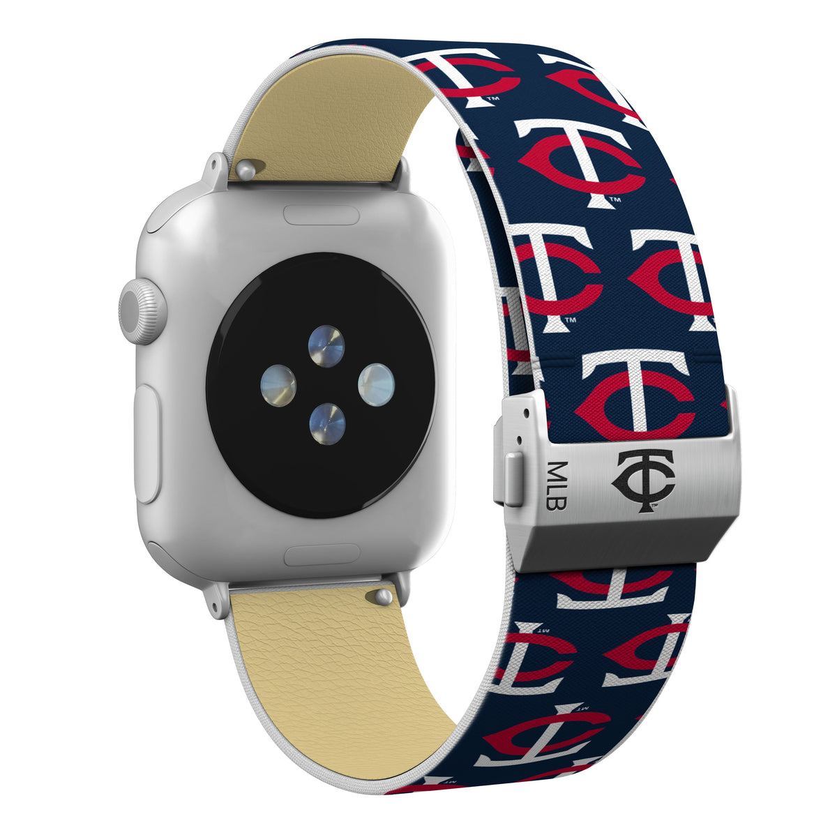 Minnesota Twins Full Print Watch Band With Engraved Buckle - Game Time