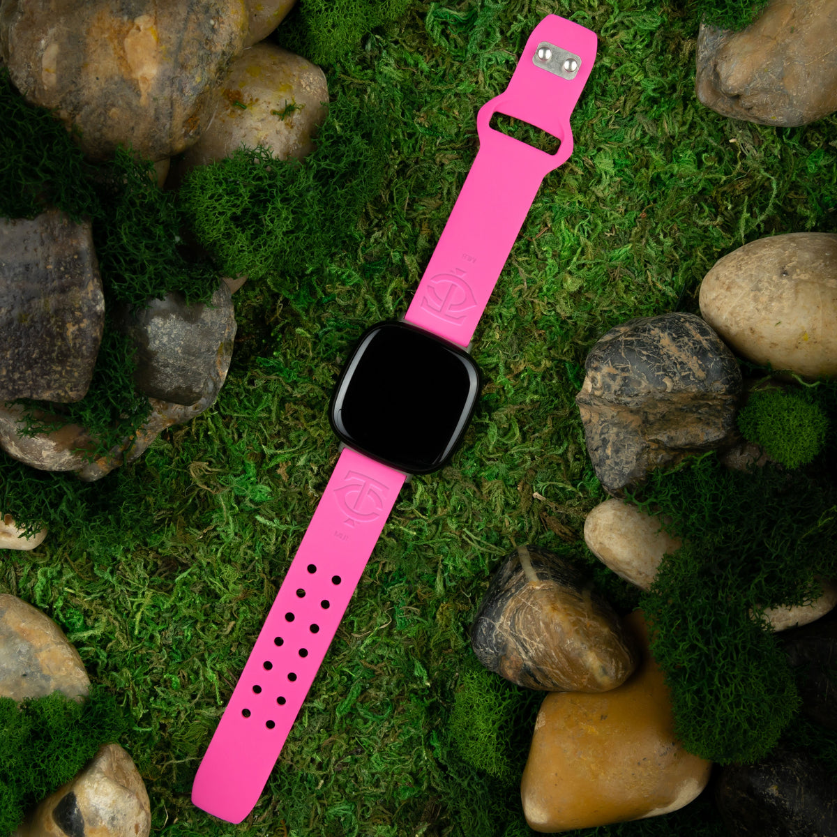 Game Time Minnesota Twins Engraved Silicone Sport Fitbit Watch Band