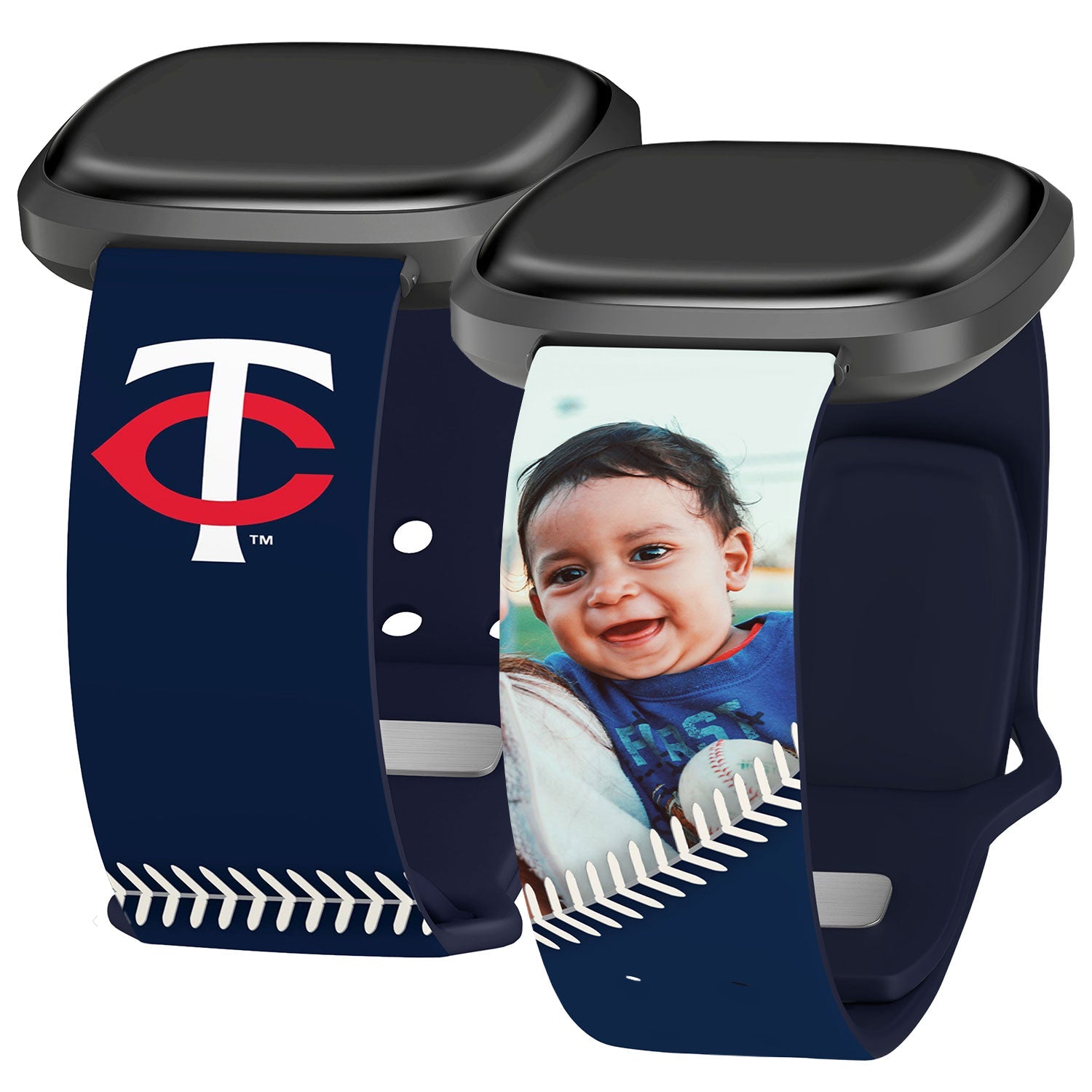 Minnesota Twins Custom Photo HD Fitbit Versa 3 & Sense Band