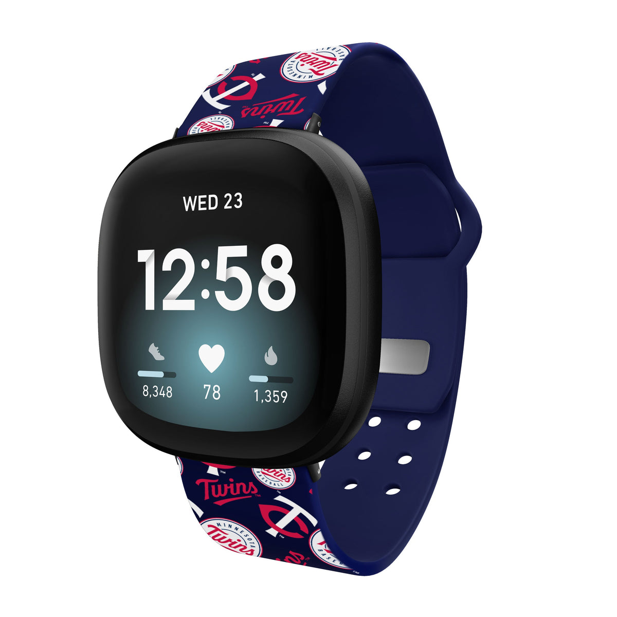 Minnesota Twins HD Fitbit Versa 3 and Sense Watch Band