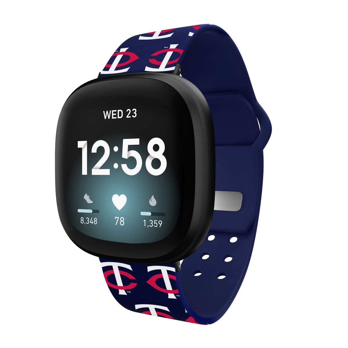 Minnesota Twins HD Fitbit Versa 3 and Sense Watch Band