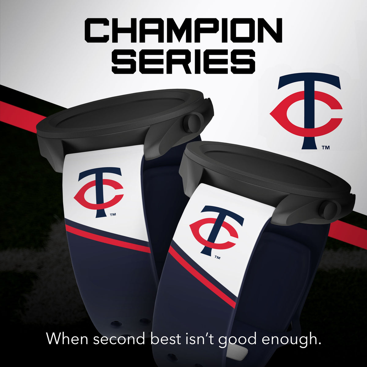 Minnesota Twins HD Champion Series Samsung Galaxy Watch Band