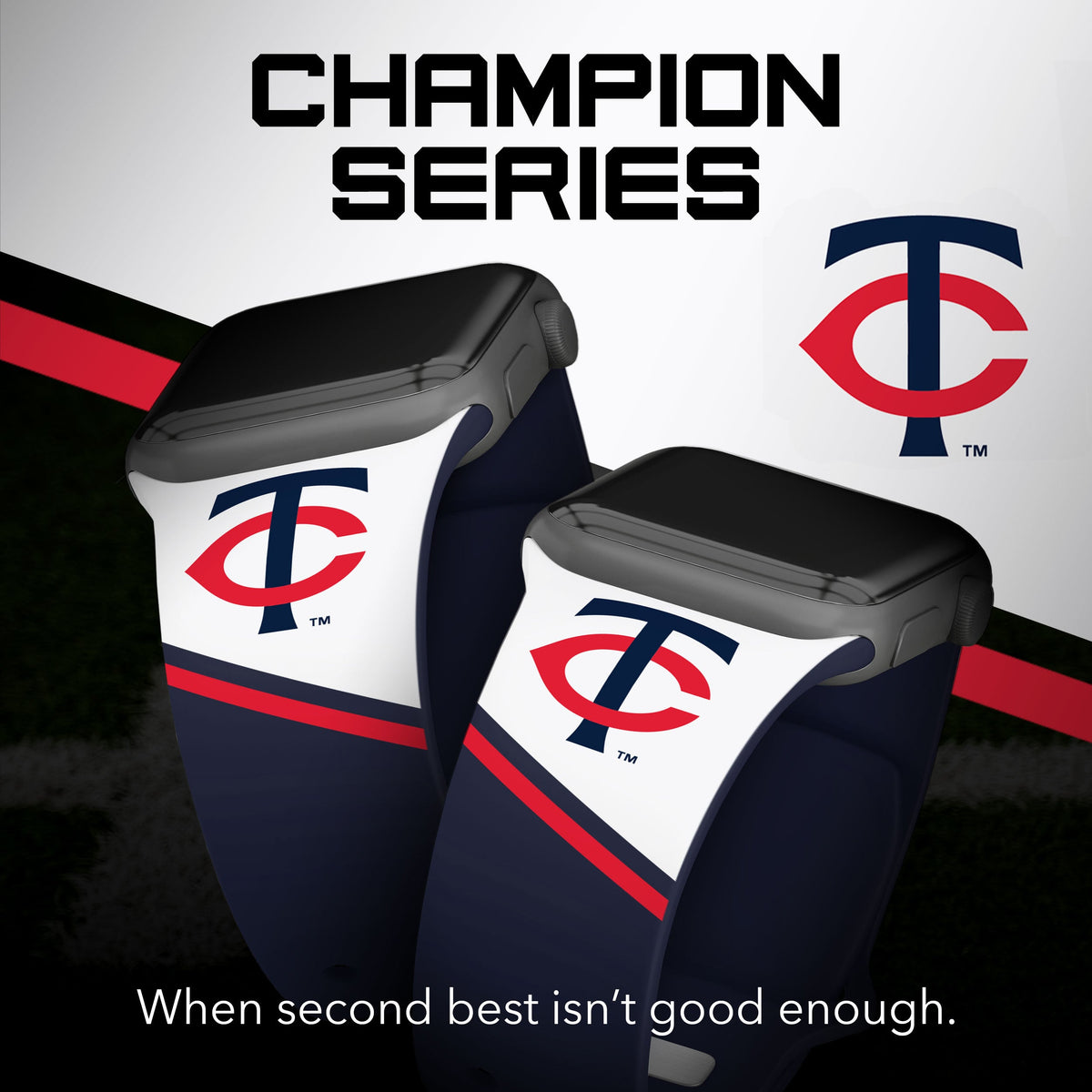 Minnesota Twins HD Champion Series Apple Watch Band