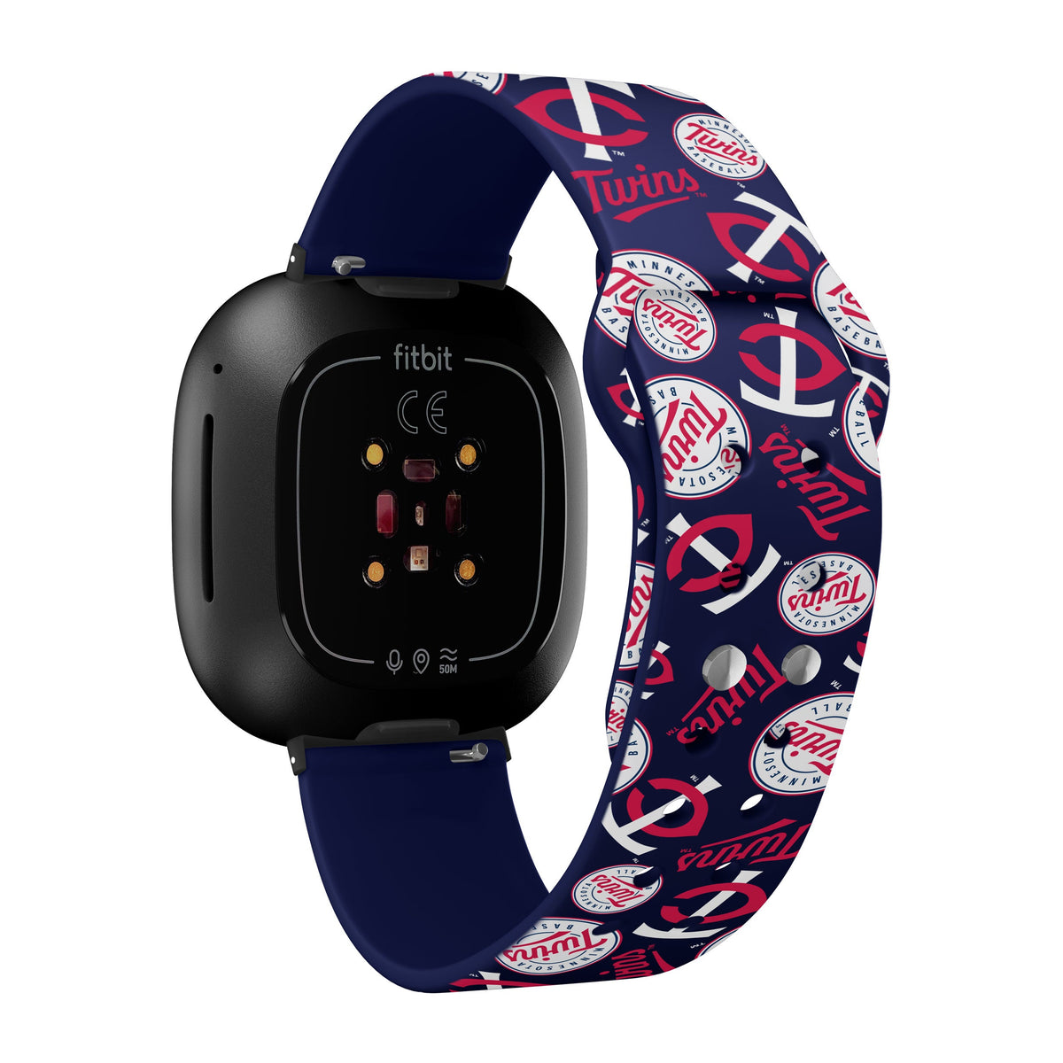 Minnesota Twins HD Fitbit Versa 3 and Sense Watch Band