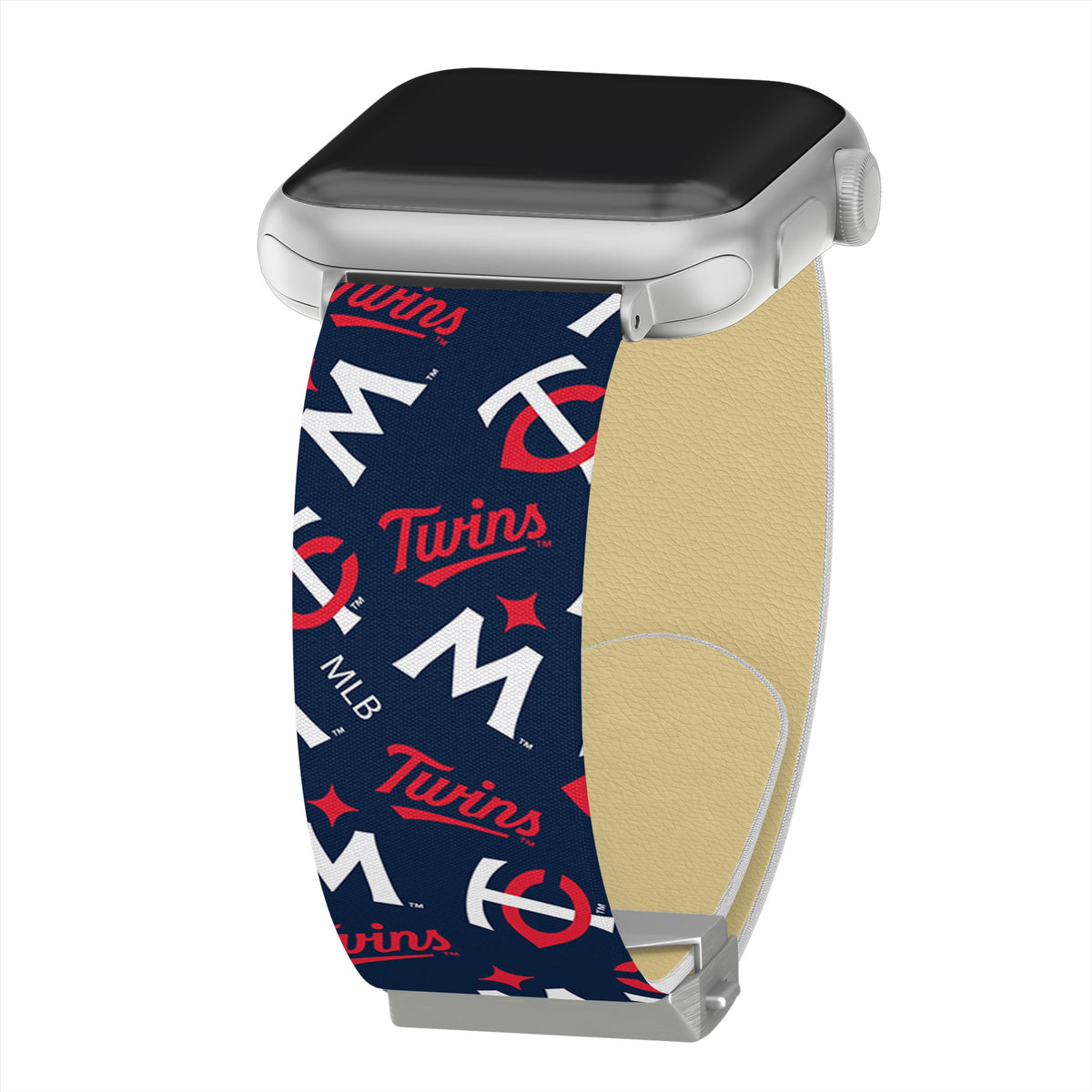 Game Time Minnesota Twins Signature Series Apple Watch Band With Engraved Buckle