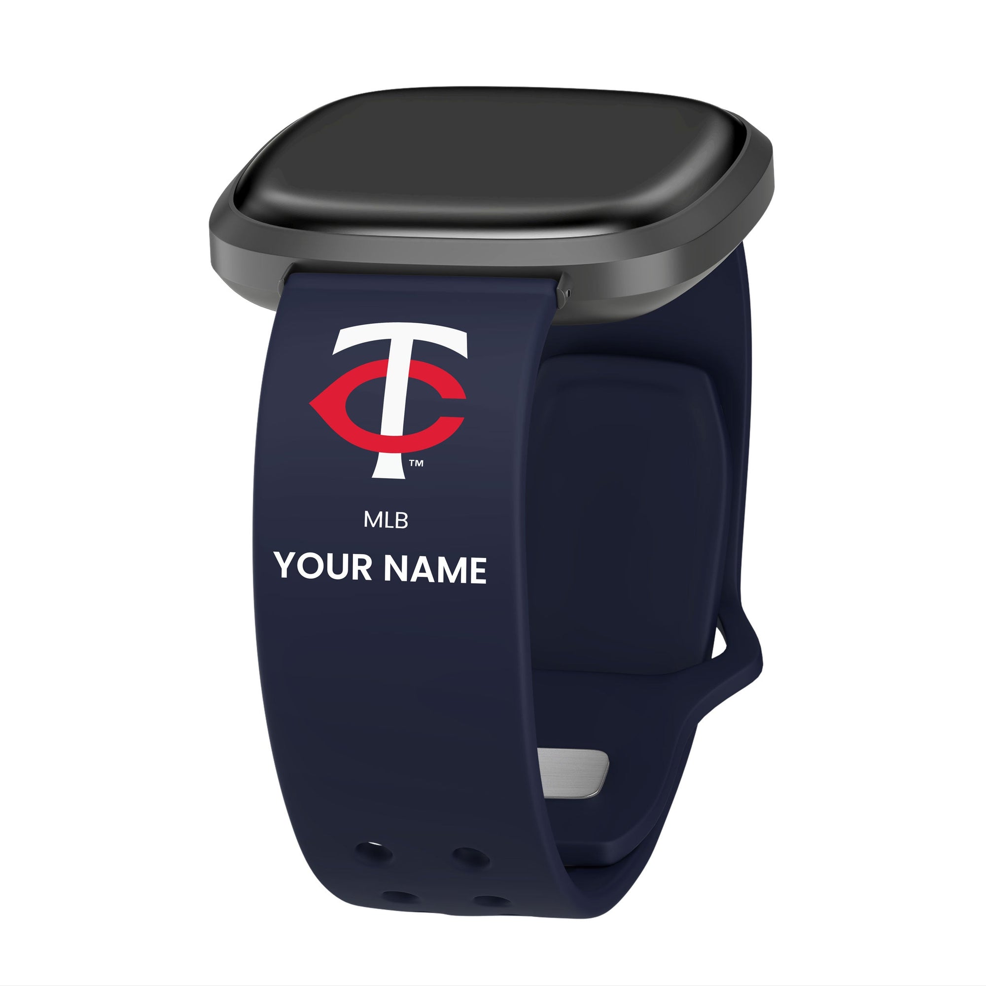 Minnesota Twins HD Custom Name Watch Band Compatible with Fitbit Versa 3 and Sense