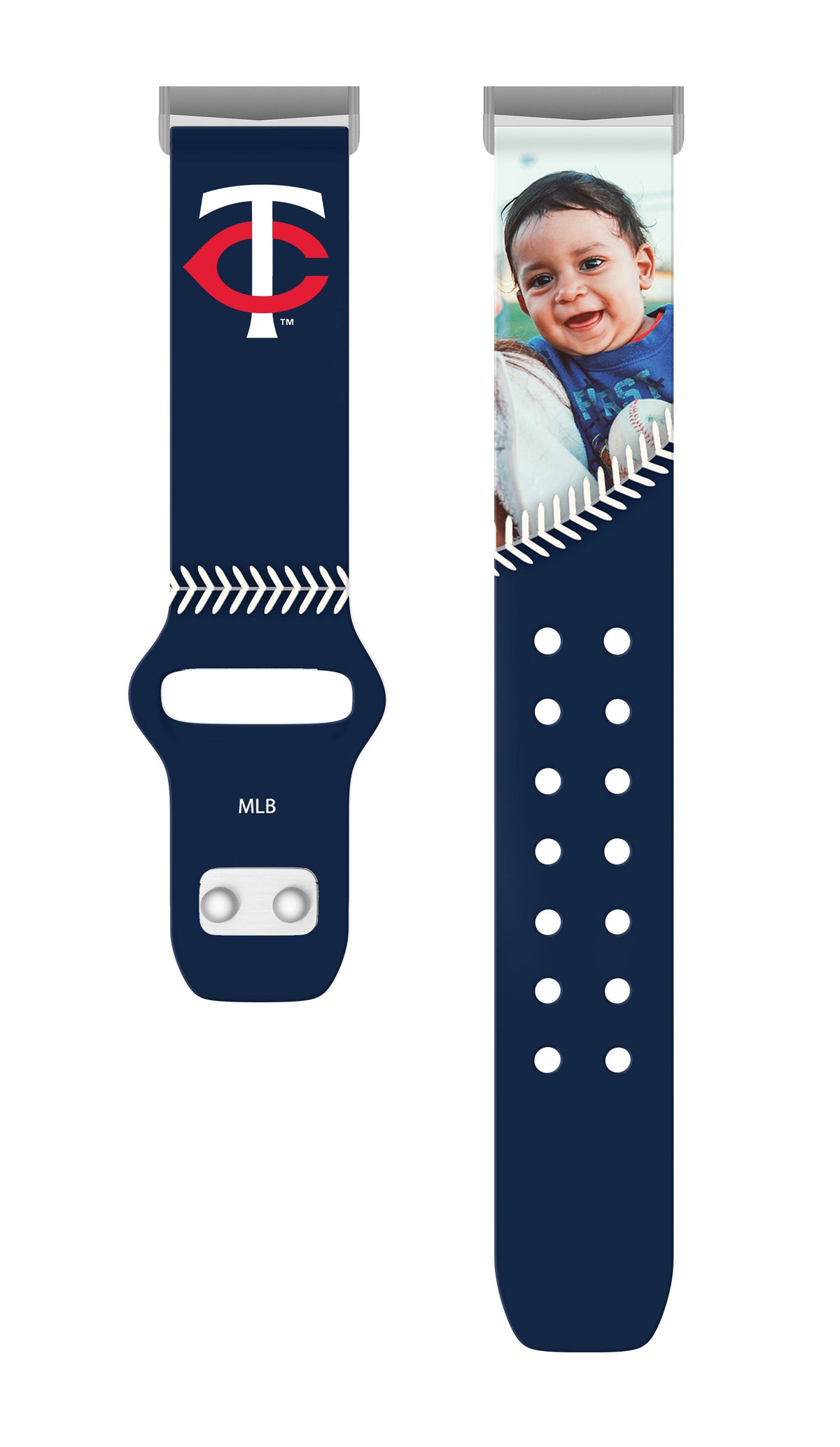 Minnesota Twins Custom Photo HD Fitbit Versa 3 &amp; Sense Band