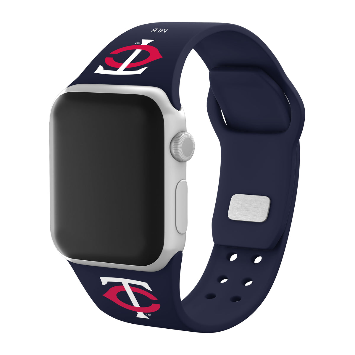 Minnesota Twins Silicone Apple Watch Band - Game Time