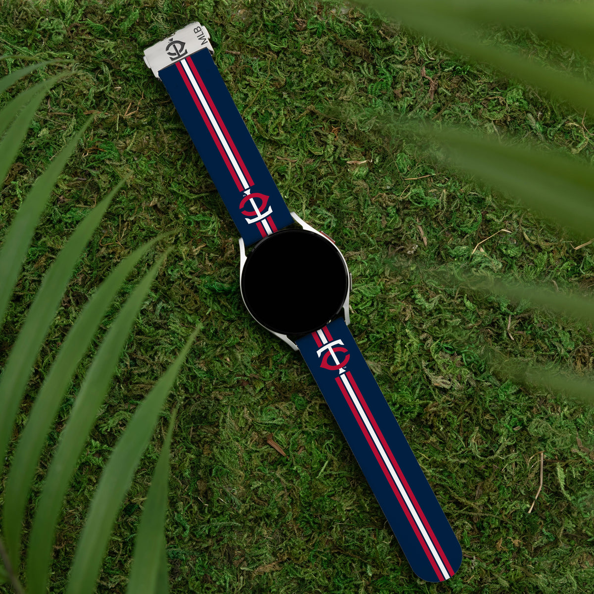 Game Time Minnesota Twins Signature Series Quick Change Watch Band With Engraved Buckle