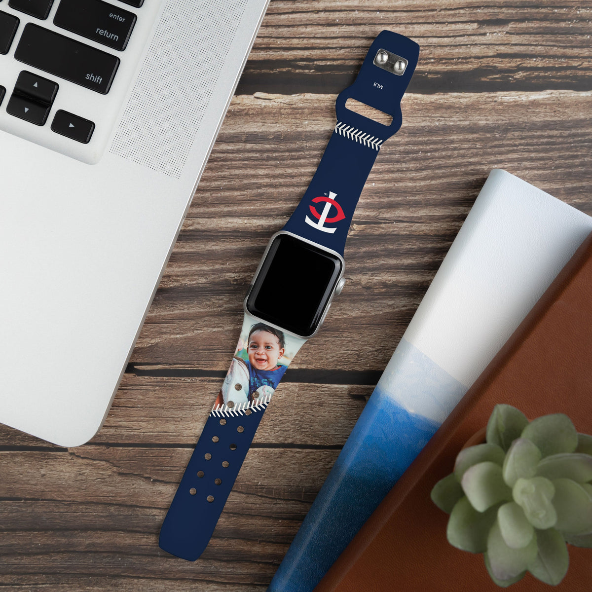 Minnesota Twins Custom Photo HD Apple Watch Band