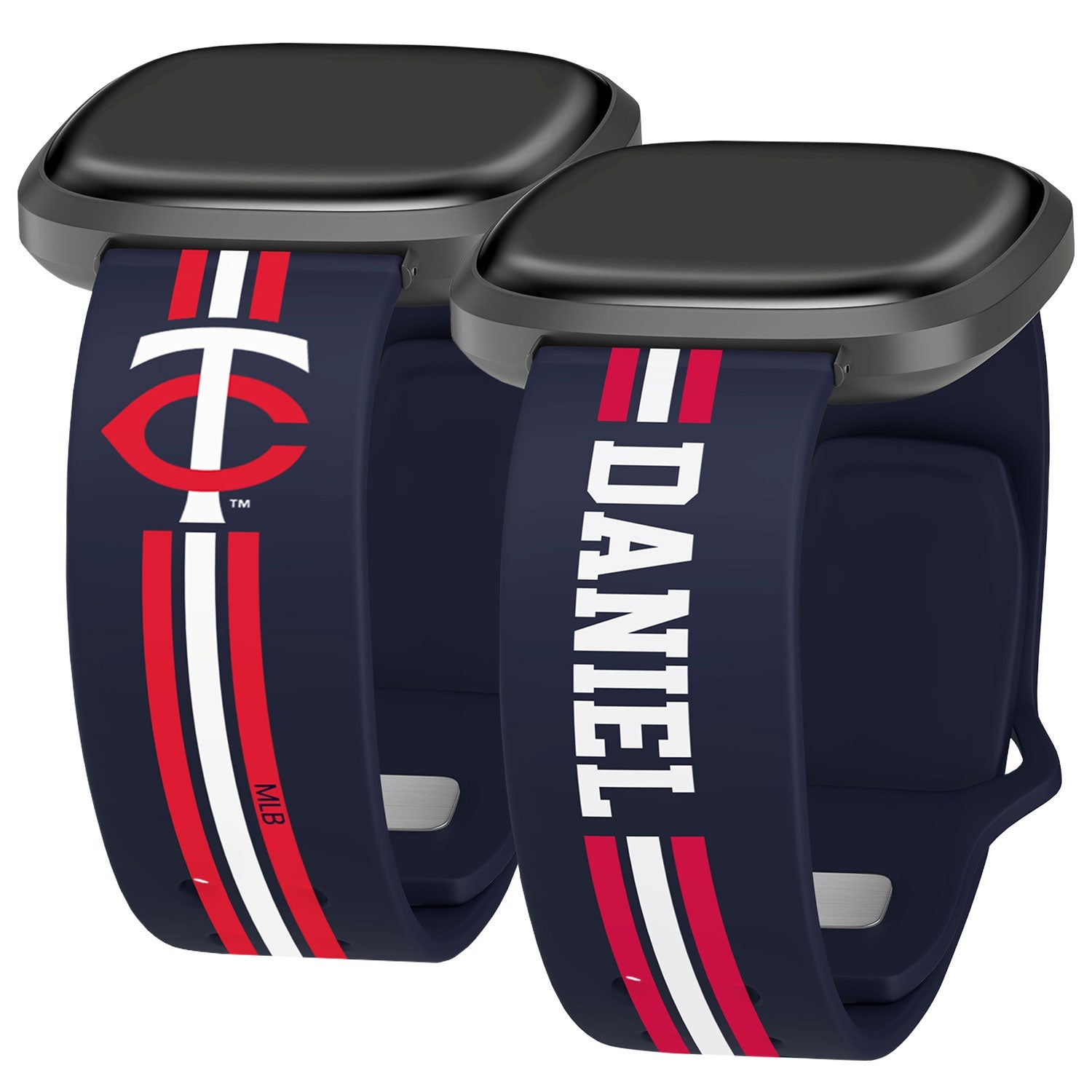 Minnesota Twins Custom Name HD Fitbit Versa 3 and Sense Watch Band