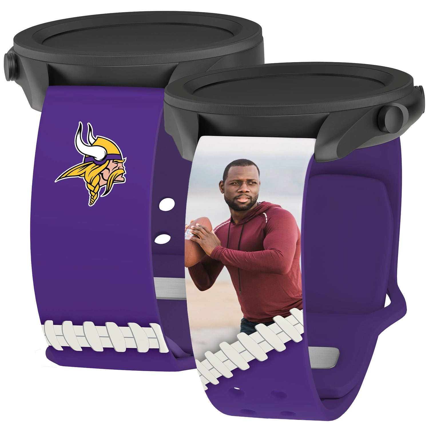 Minnesota Vikings Custom Photo HD Samsung Galaxy Watch Band