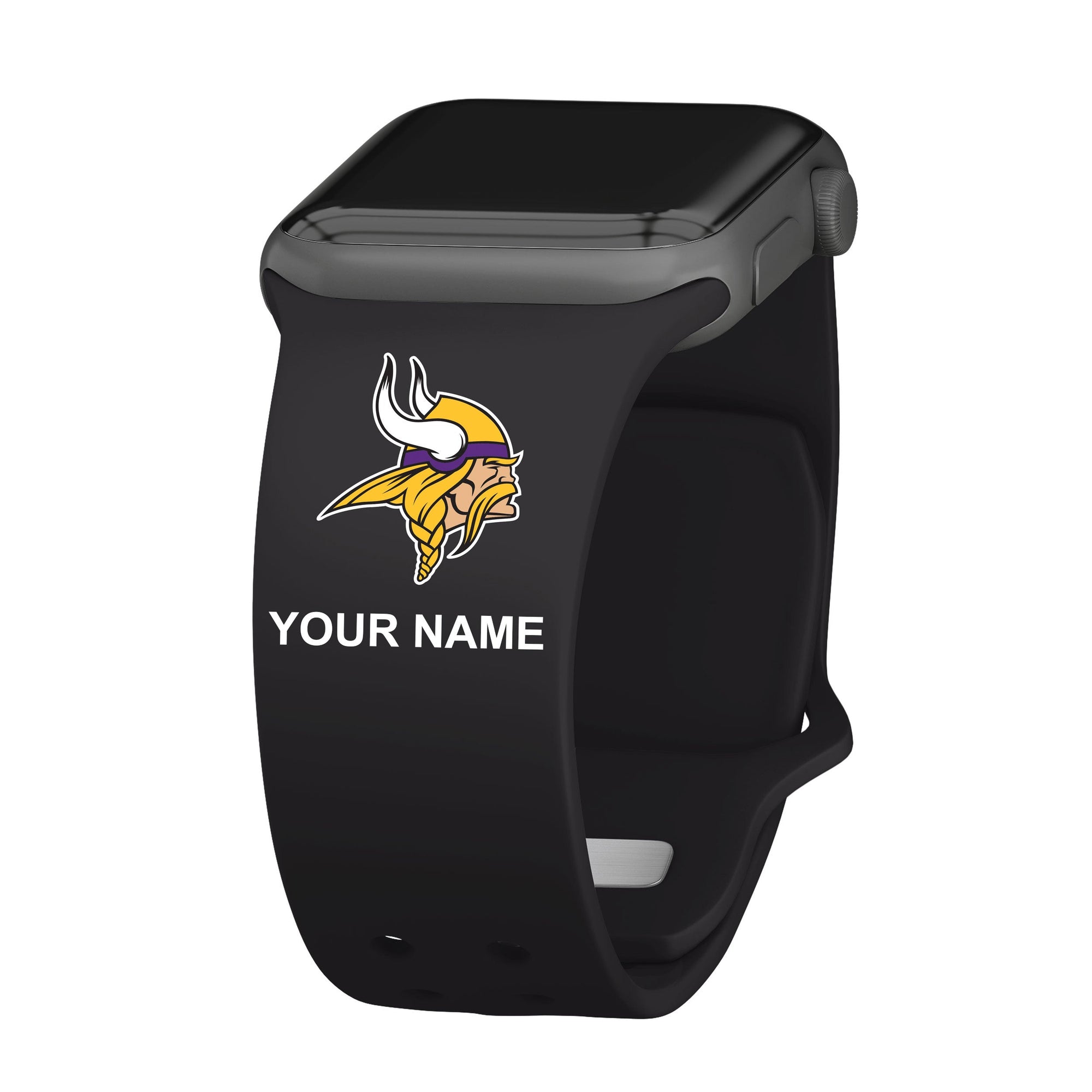 Minnesota Vikings Custom Name HD Apple Watch Band