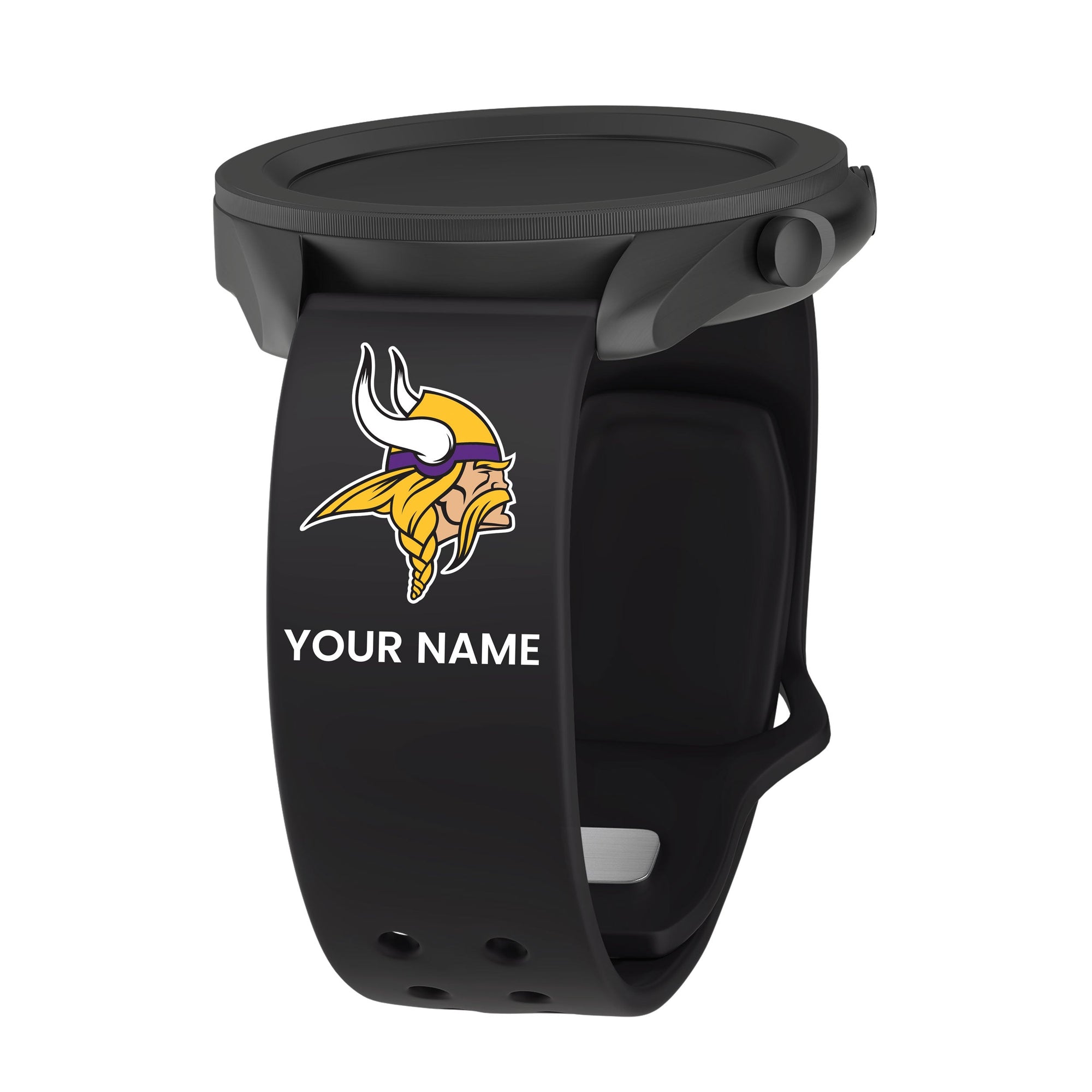 GAME TIME Minnesota Vikings Custom Name HD Quick Change Watch Band