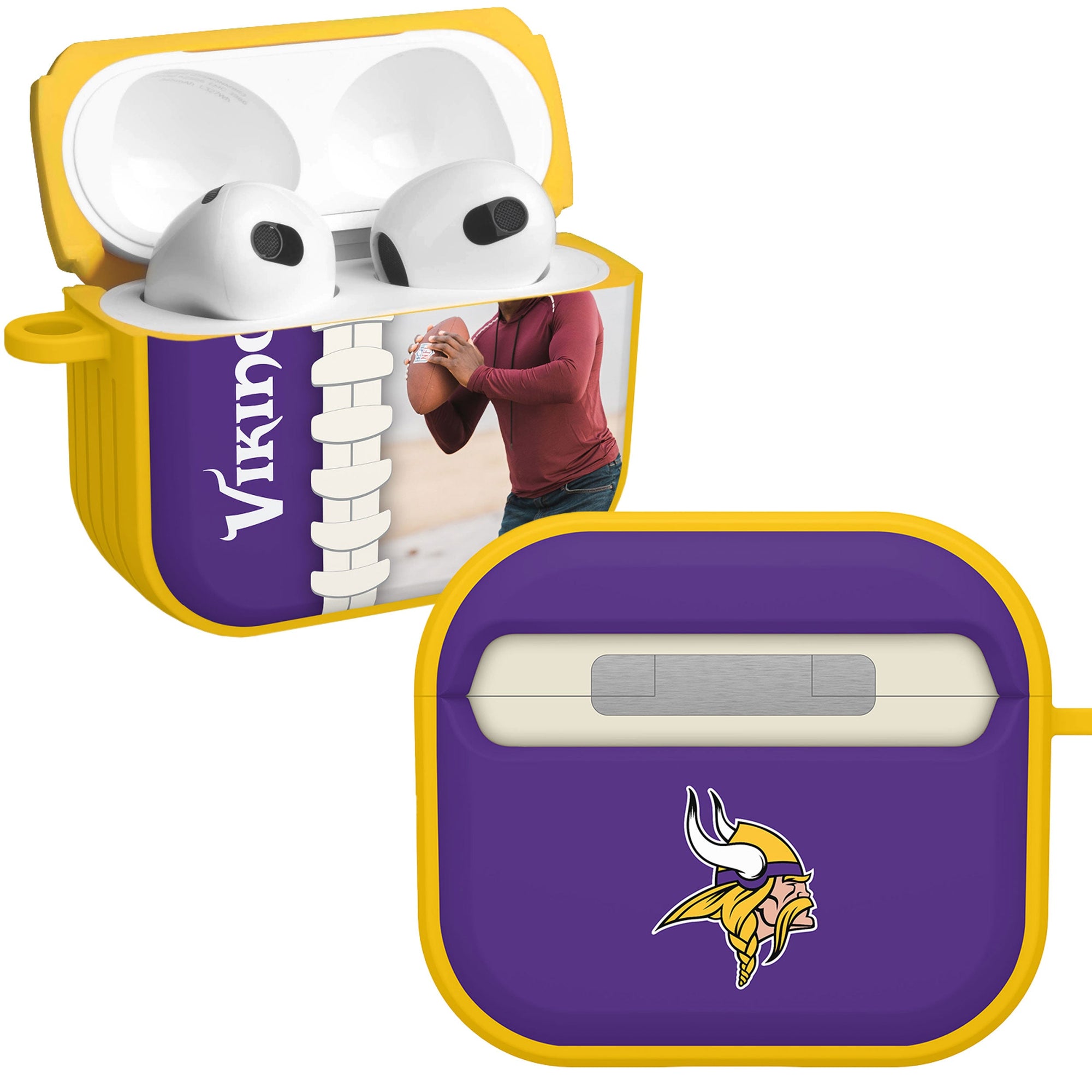 Minnesota Vikings Custom Photo HDX Apple AirPods Gen 3 Case Cover