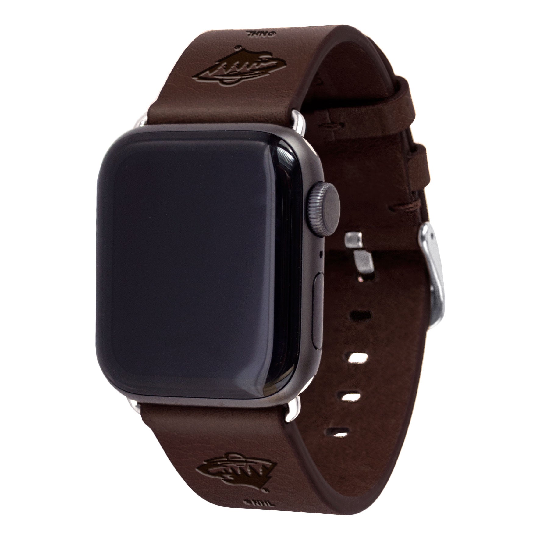 Minnesota Wild Leather Apple Watch Band - AffinityBands