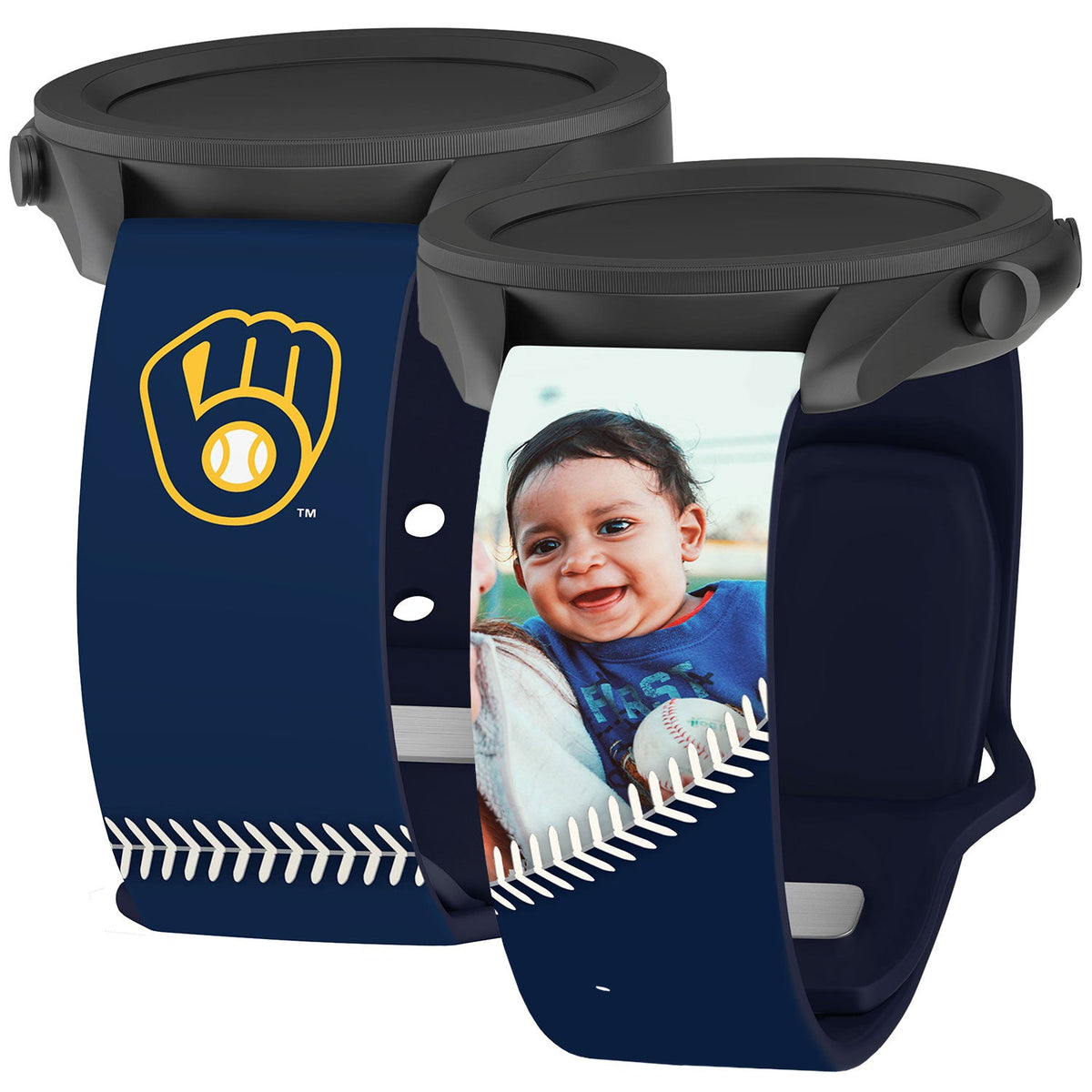 Milwaukee Brewers Custom Photo HD Samsung Galaxy Watch Band
