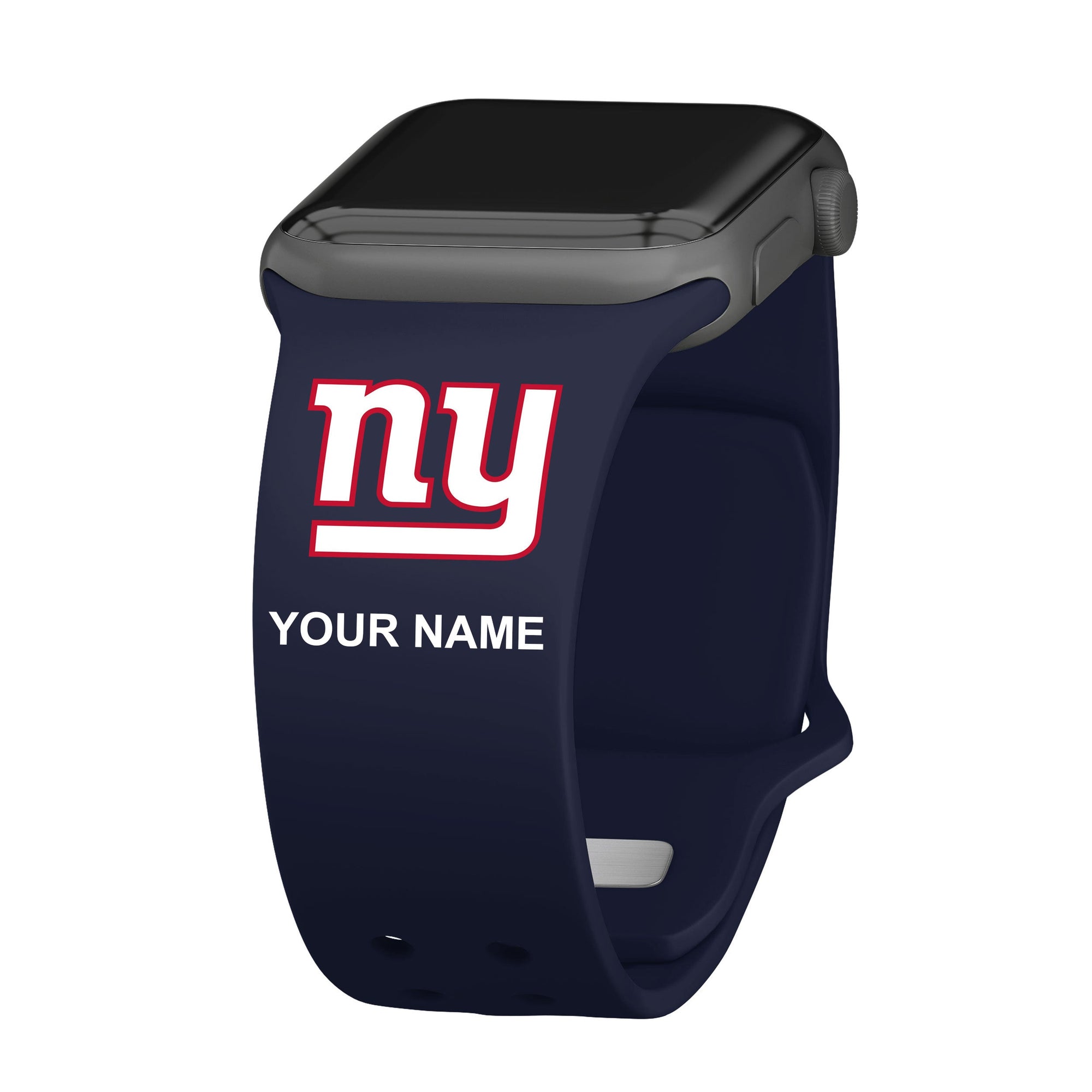 New York Giants Custom Name HD Apple Watch Band