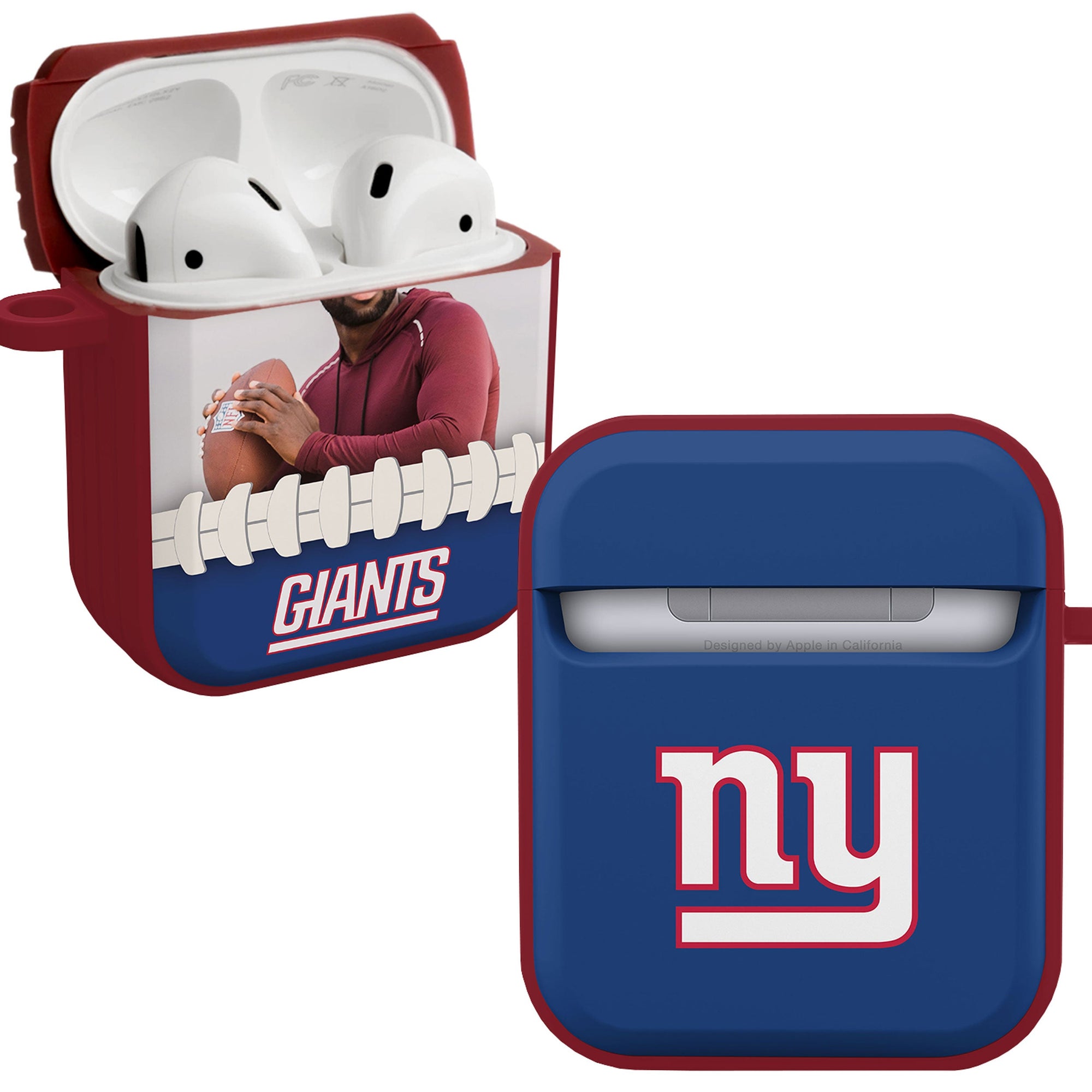 New York Giants Custom Photo HDX Apple AirPods Gen 1 & 2 Case Cover