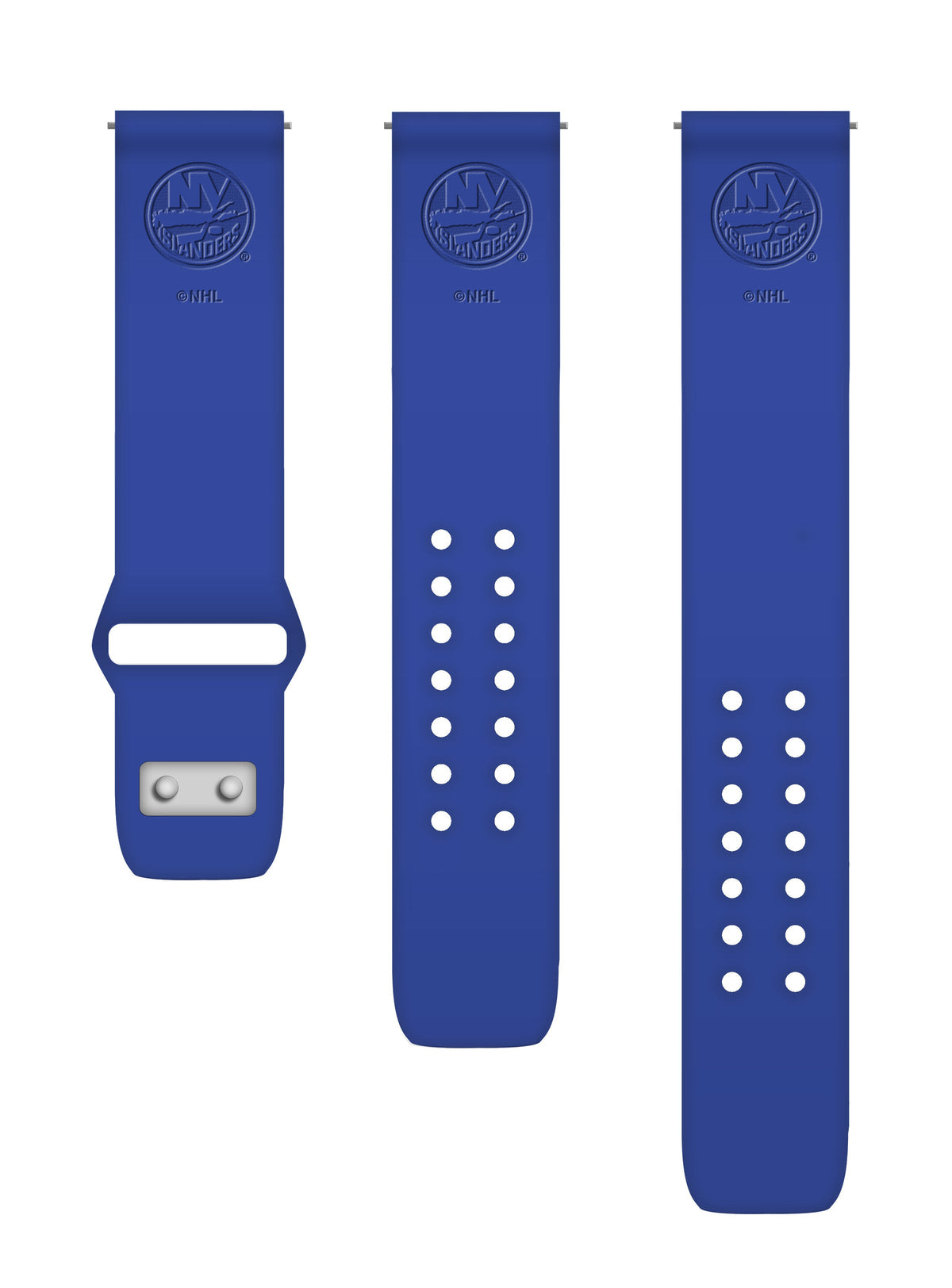 New York Islanders Engraved Silicone Watchband - Game Time Bands