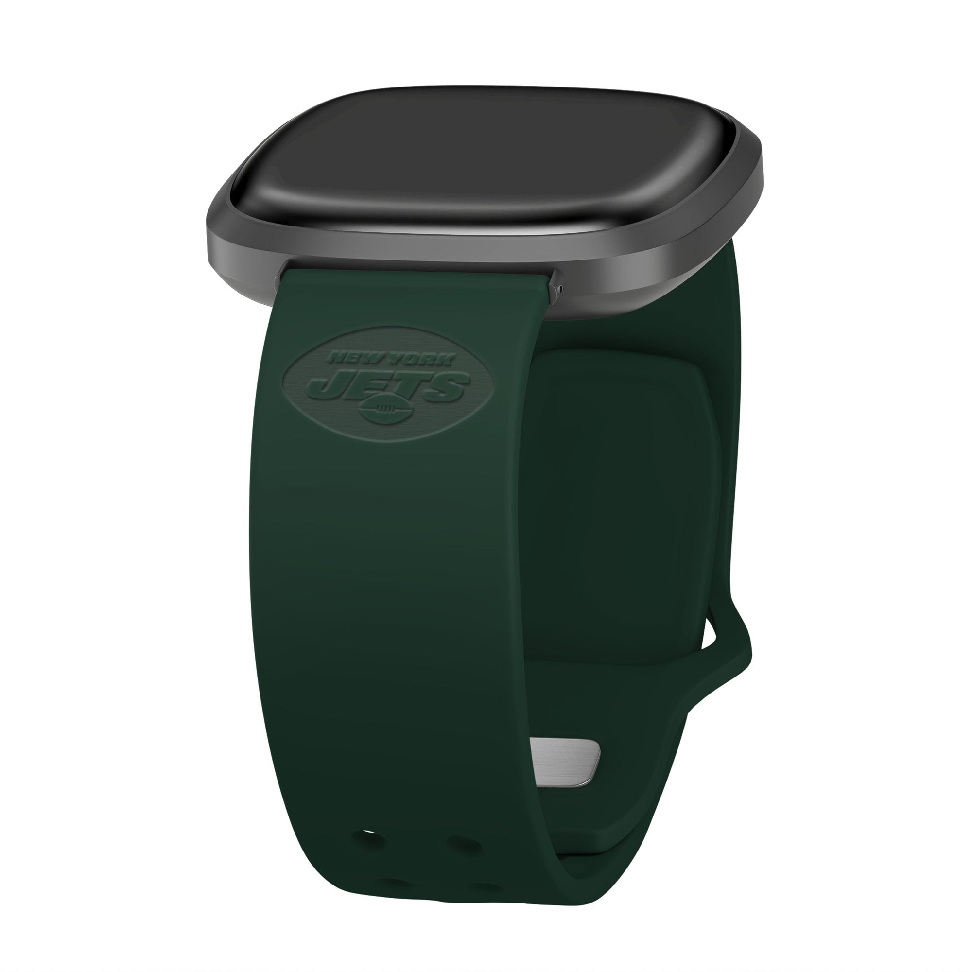 New York Jets Engraved Silicone Sport Fitbit Watch Band