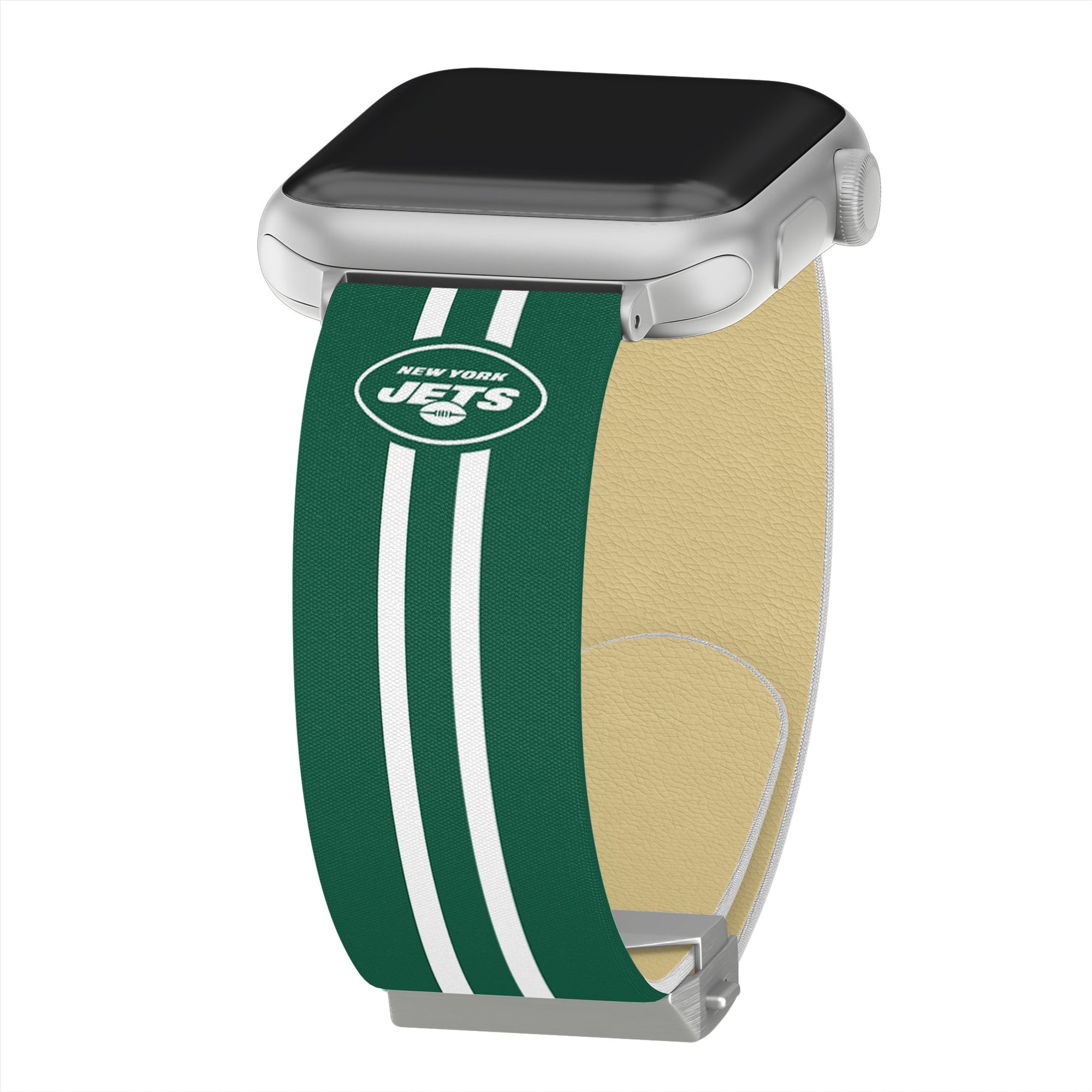 Game Time New York Jets Signature Series Apple Watch Band With Engraved Buckle