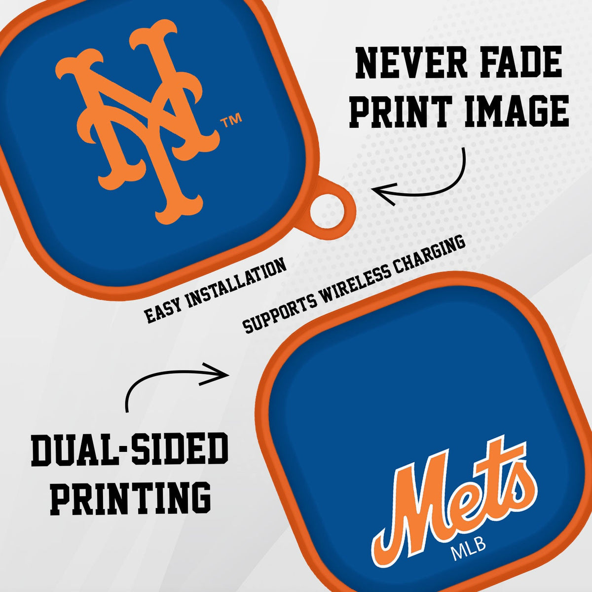 New York Mets HDX Samsung Galaxy Buds Pro Case Cover