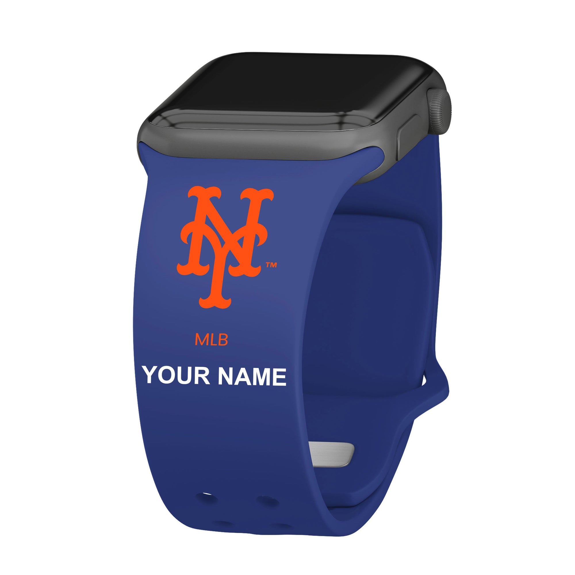 New York Mets HD Custom Name Apple Watch Band