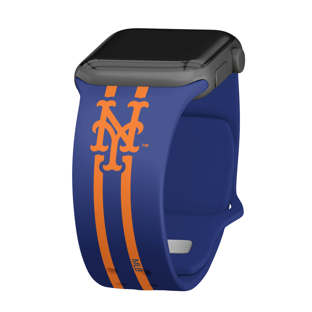 Lids New York Mets Debossed Silicone Apple Watch Band | CoolSprings Galleria