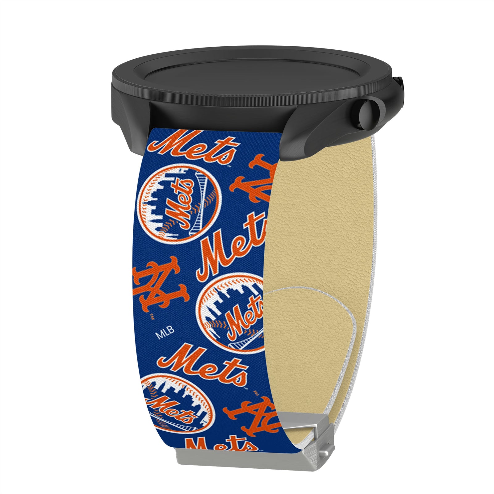 Game Time New York Mets Signature Series Quick Change Watch Band With Engraved Buckle