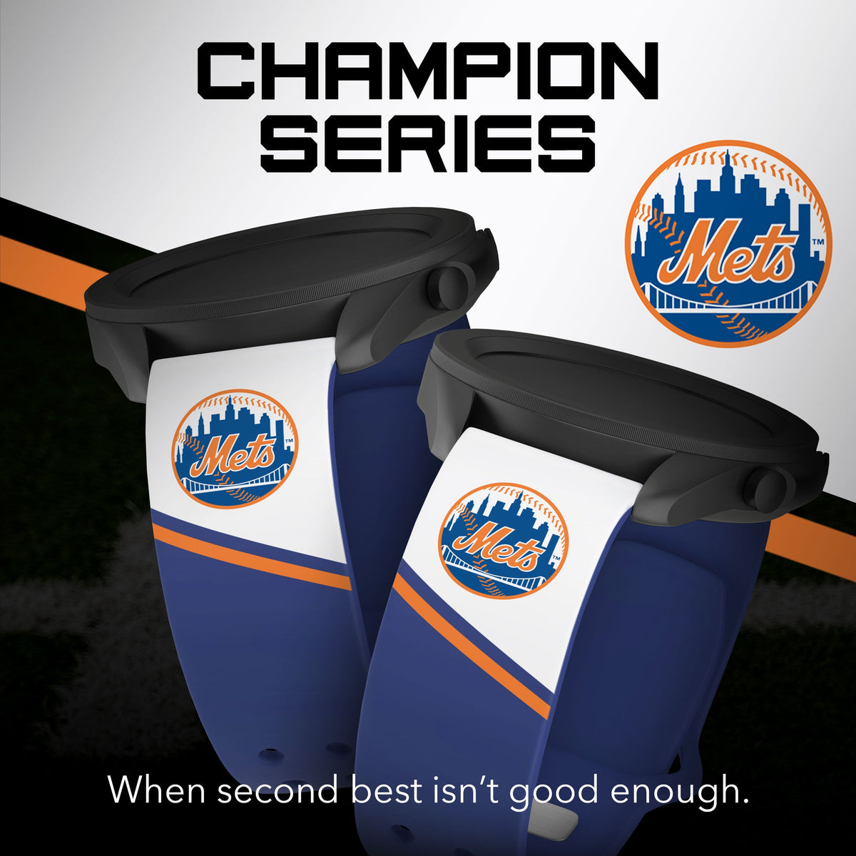 New York Mets HD Champion Series Samsung Galaxy Watch Band