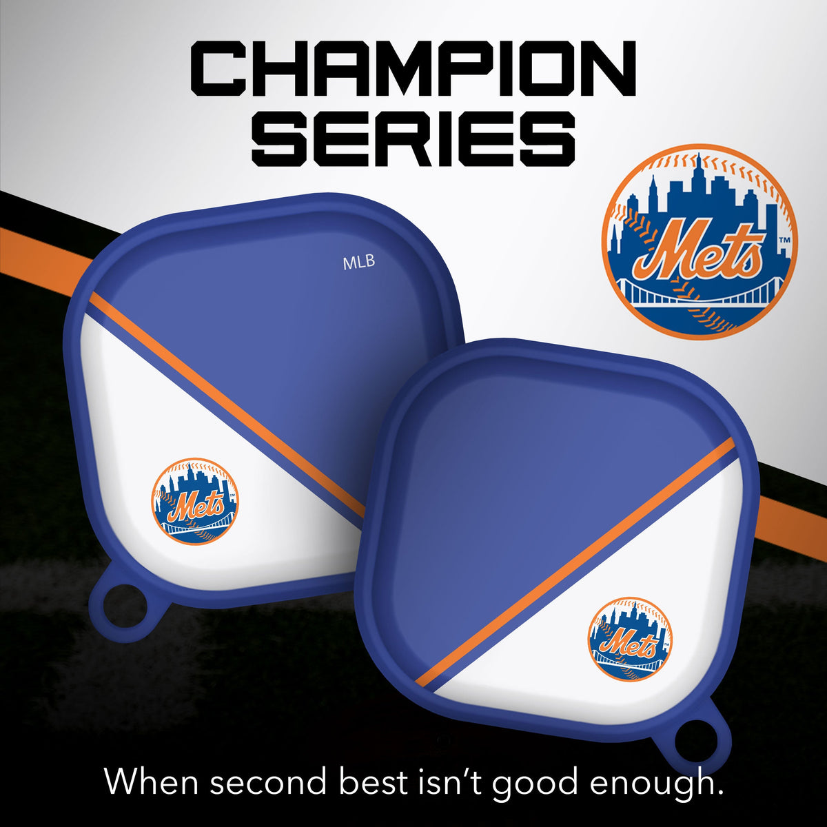 New York Mets HDX Champion Series Samsung Galaxy Buds Pro Case Cover