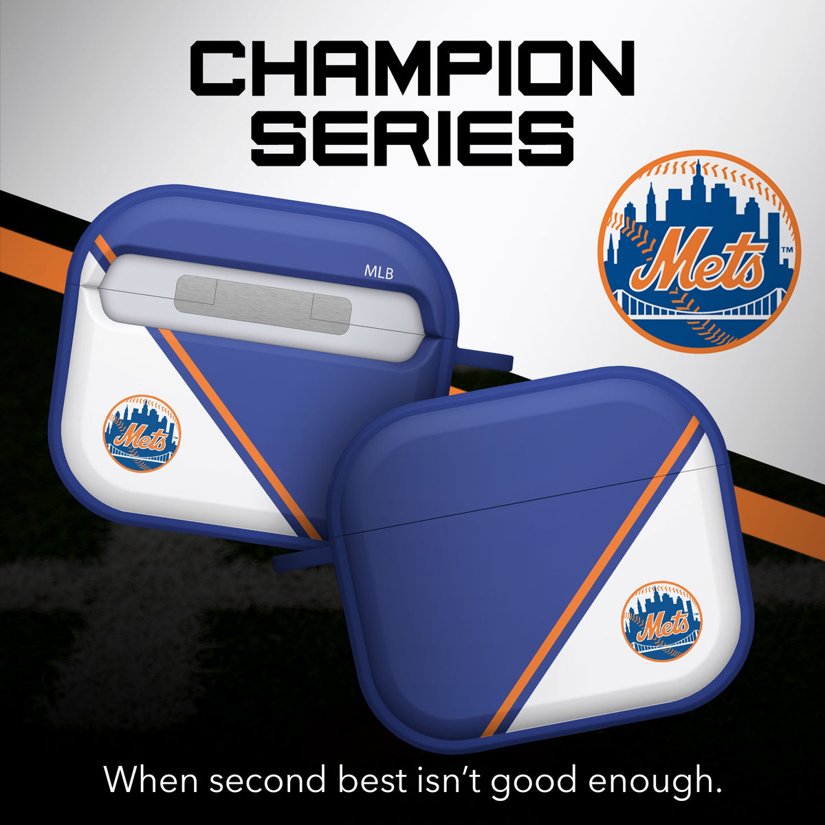 New York Mets HDX Champion Series Apple AirPods Gen 3 Case Cover