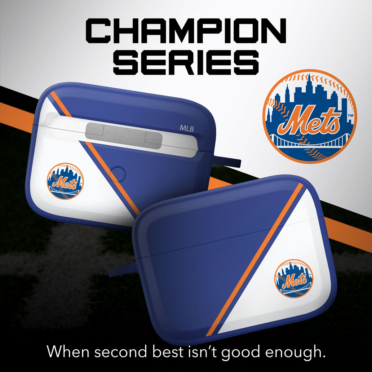 New York Mets HDX Champion Series Apple AirPods Pro Case Cover