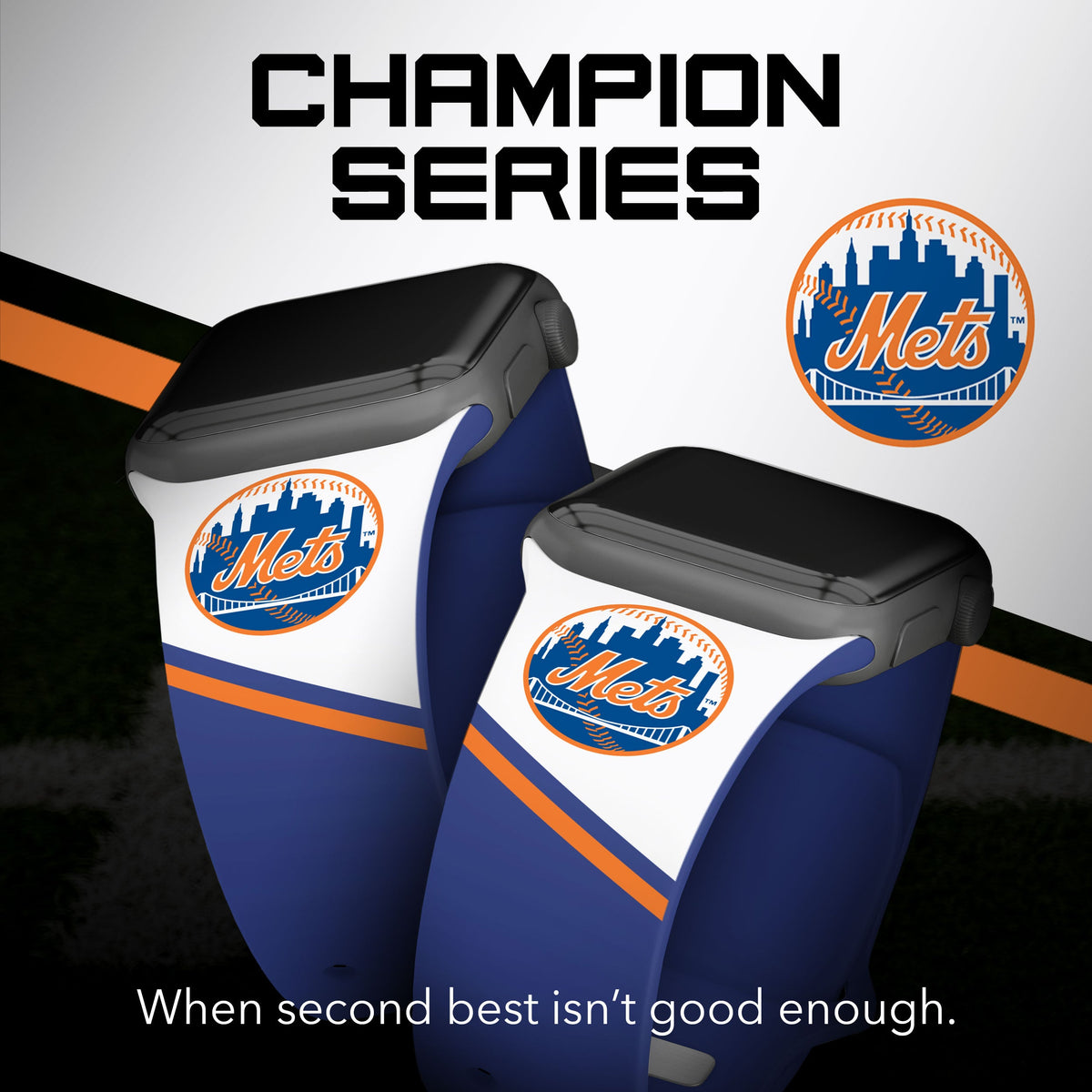 New York Mets HD Champion Series Apple Watch Band