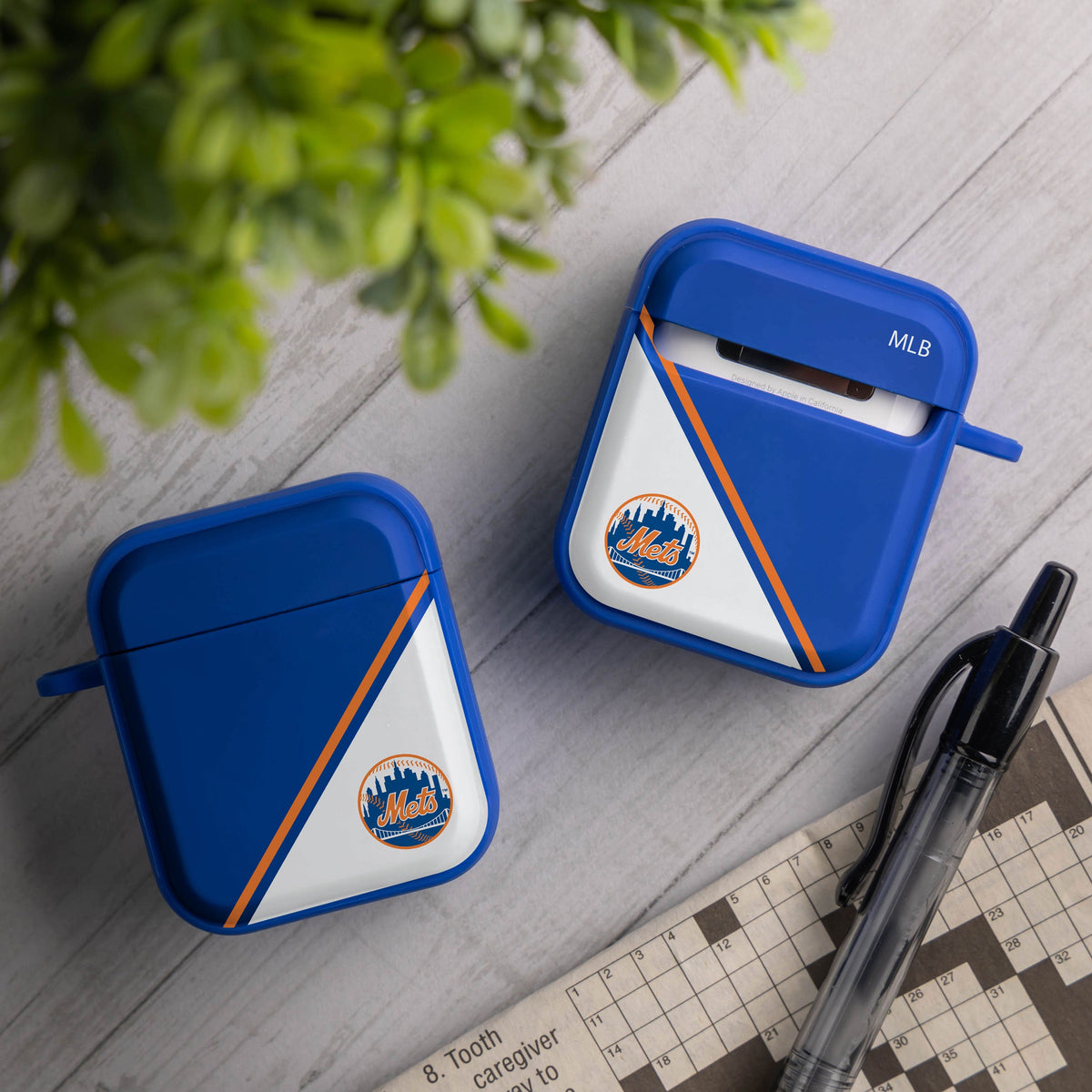 New York Mets HDX Champion Series Apple AirPods Gen 1 &amp; 2 Case Cover