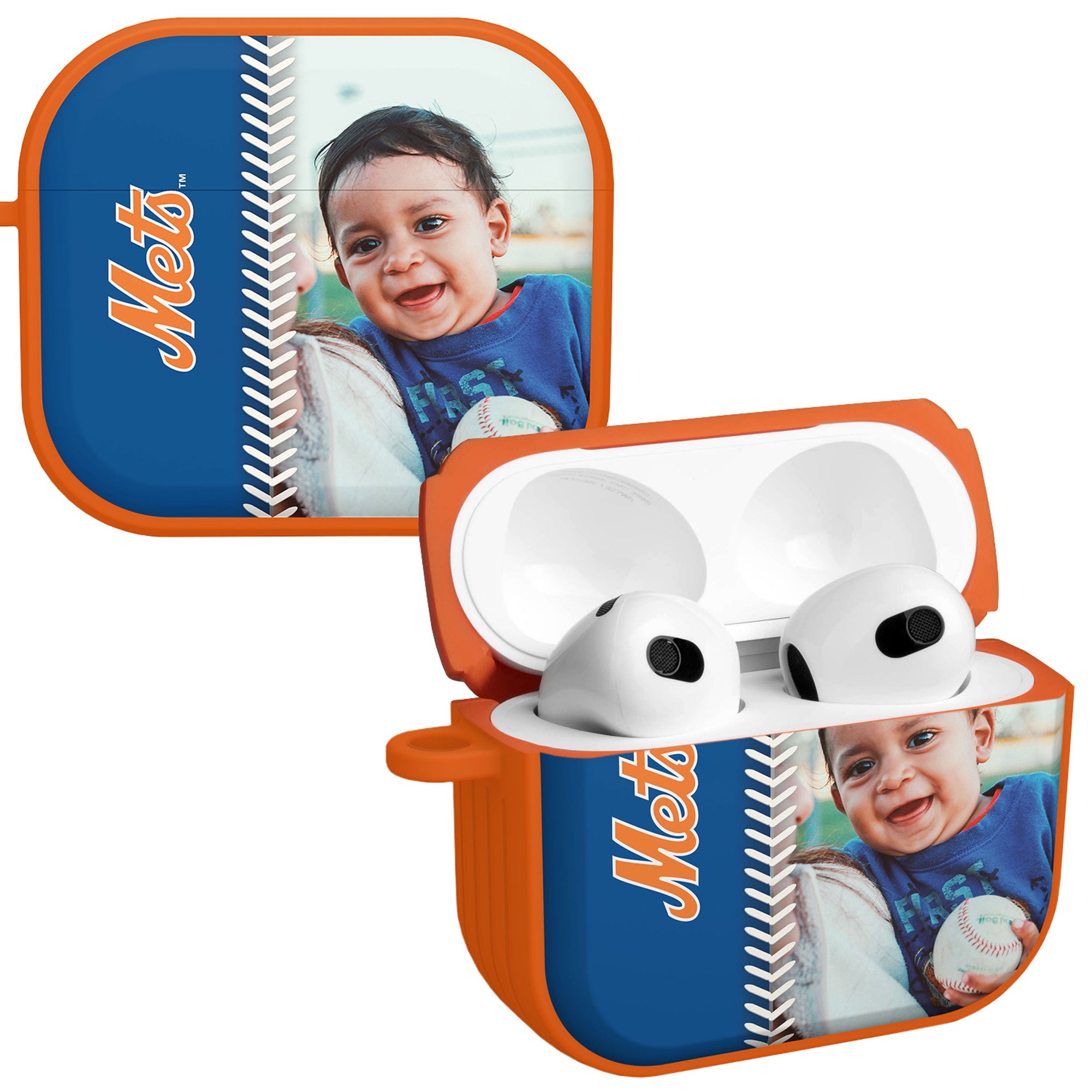 New York Mets Custom Photo HDX Apple AirPods Gen 3 Case Cover