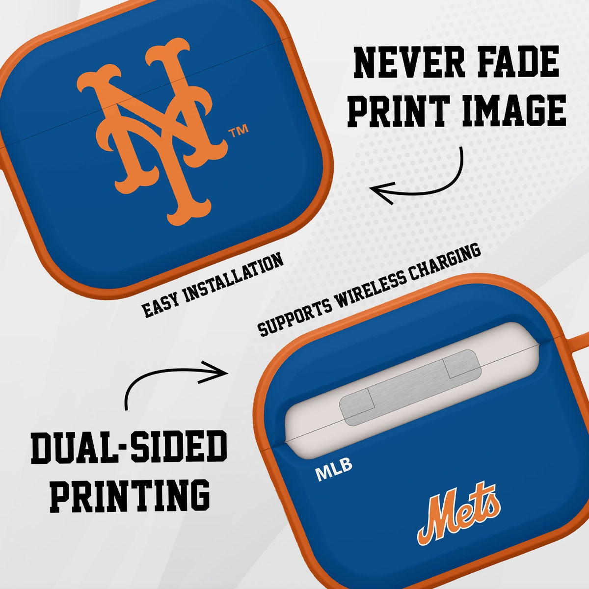 New York Mets HDX Apple AirPods Gen 3 Case Cover